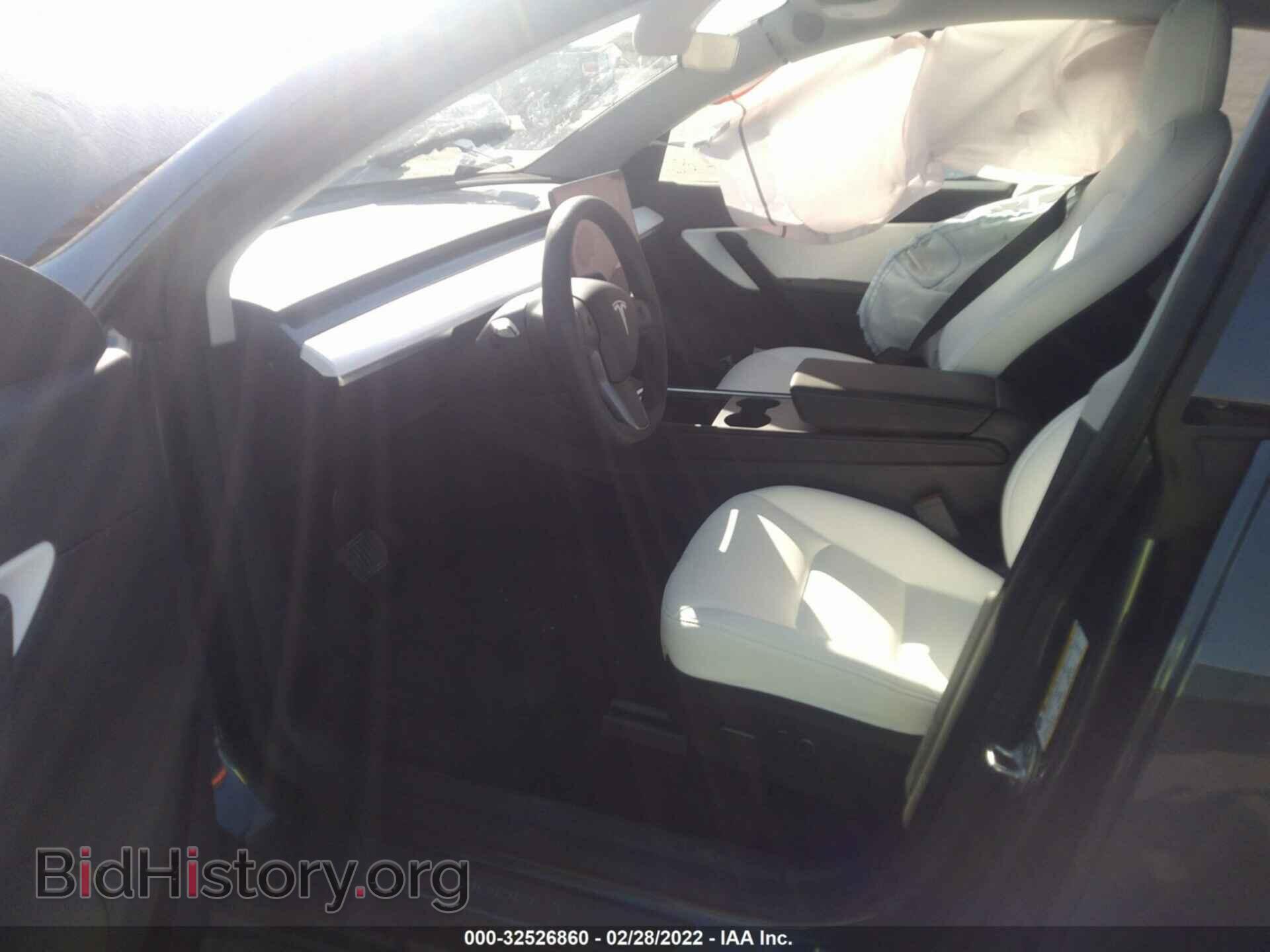 2022 TESLA MODEL Y - VIN: 7SAYGDEE9NF324800 - Фото 5