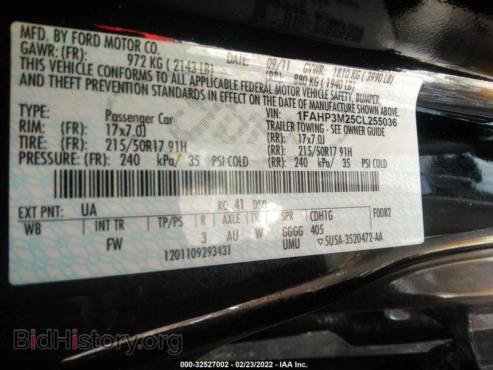 2012 FORD FOCUS - VIN: 1FAHP3M25CL255036 - Photo 9