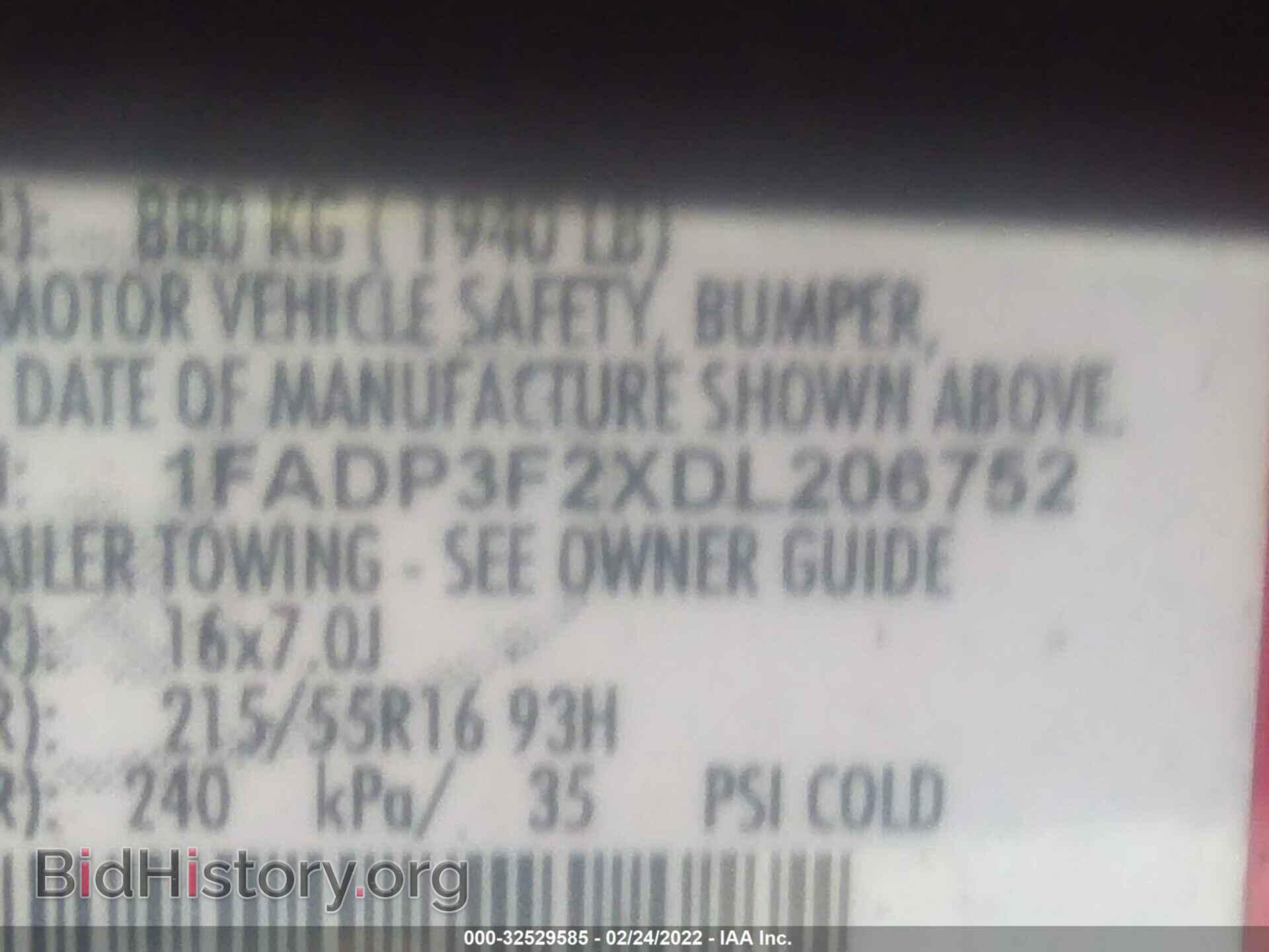2013 FORD FOCUS - VIN: 1FADP3F2XDL206752 - Фото 9
