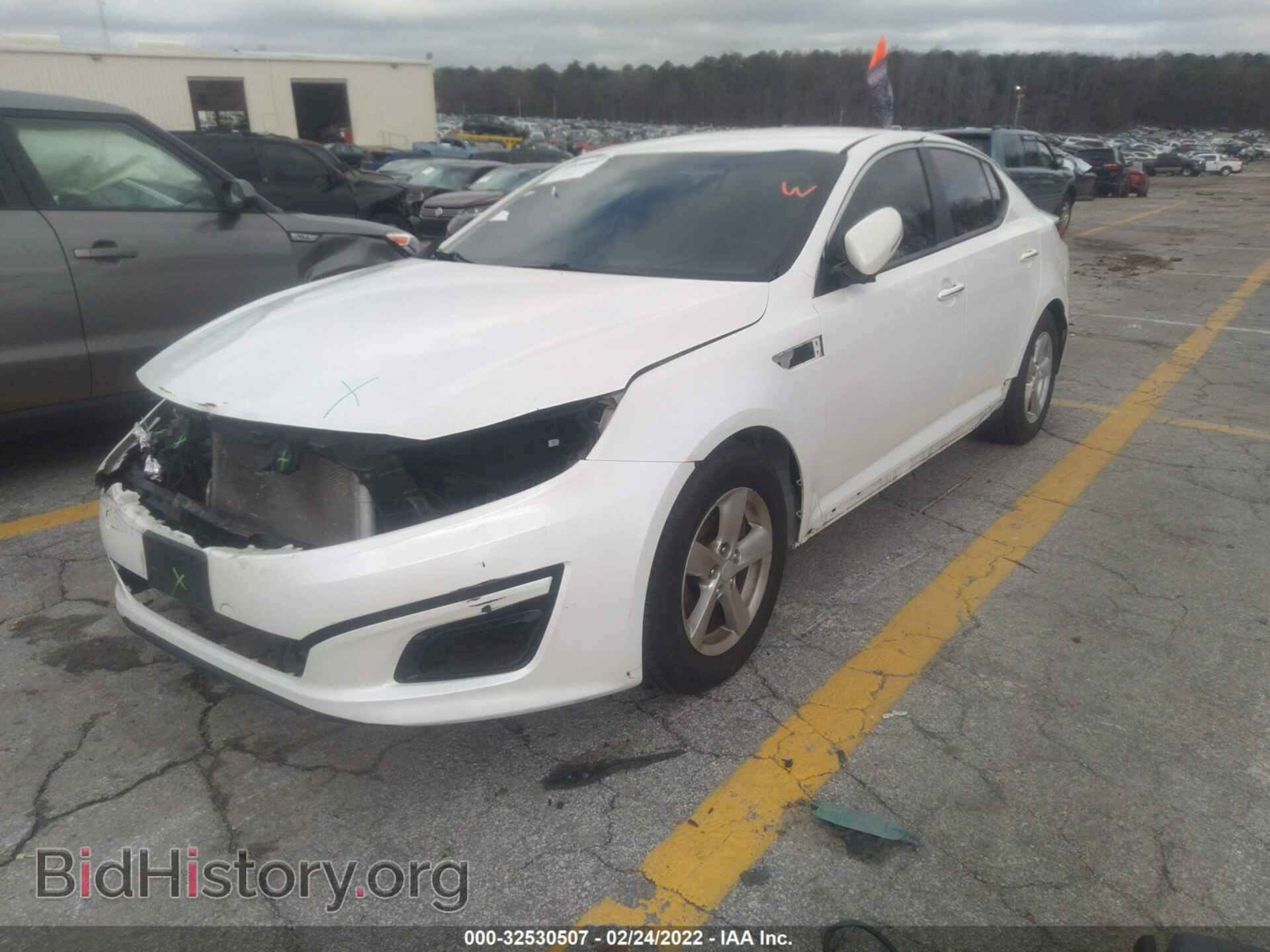 2015 KIA OPTIMA - VIN: KNAGM4A70F5582843 - Фото 2