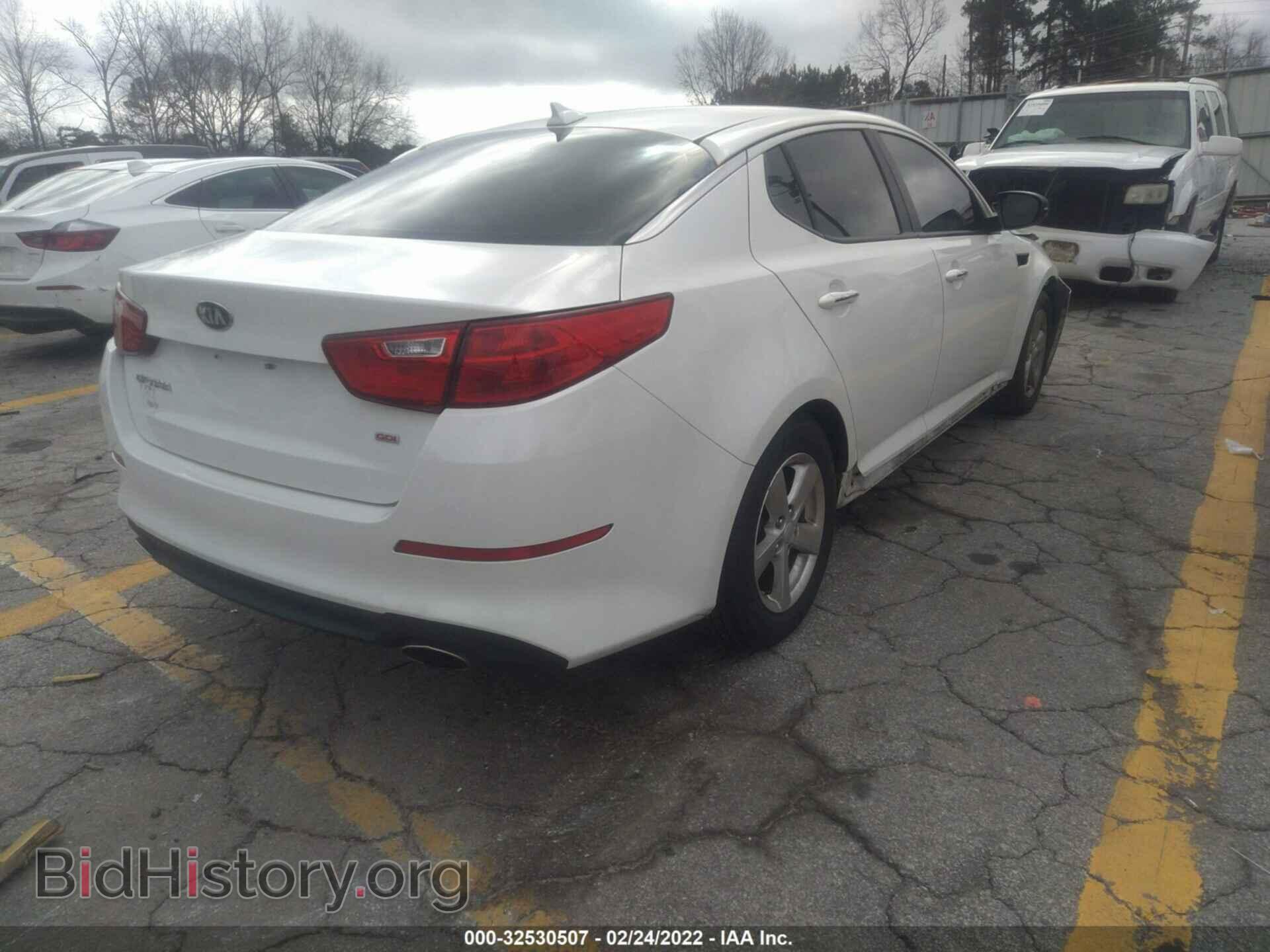 2015 KIA OPTIMA - VIN: KNAGM4A70F5582843 - Фото 4