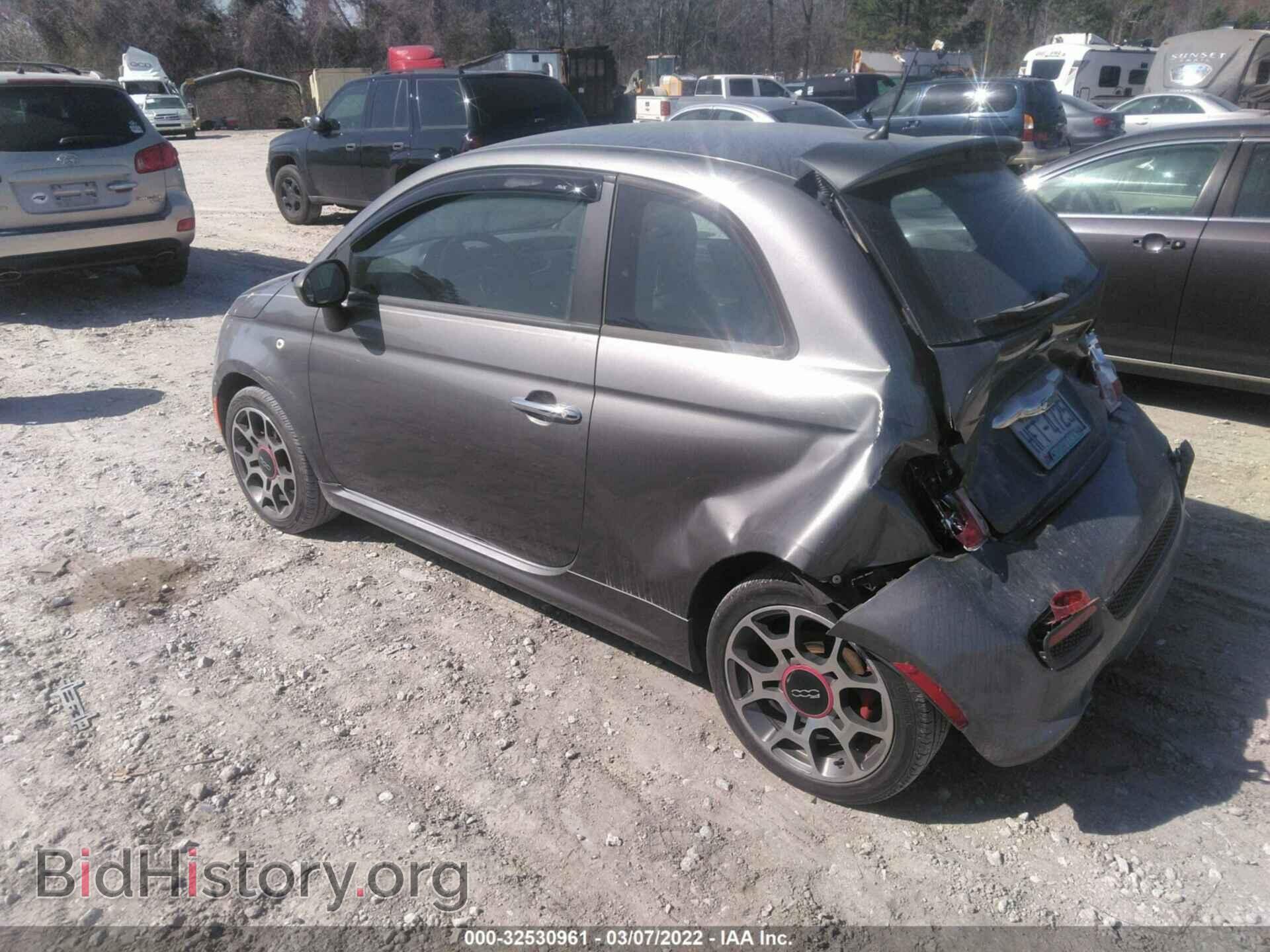 2012 FIAT 500 - VIN: 3C3CFFBR1CT115437 - Фото 3