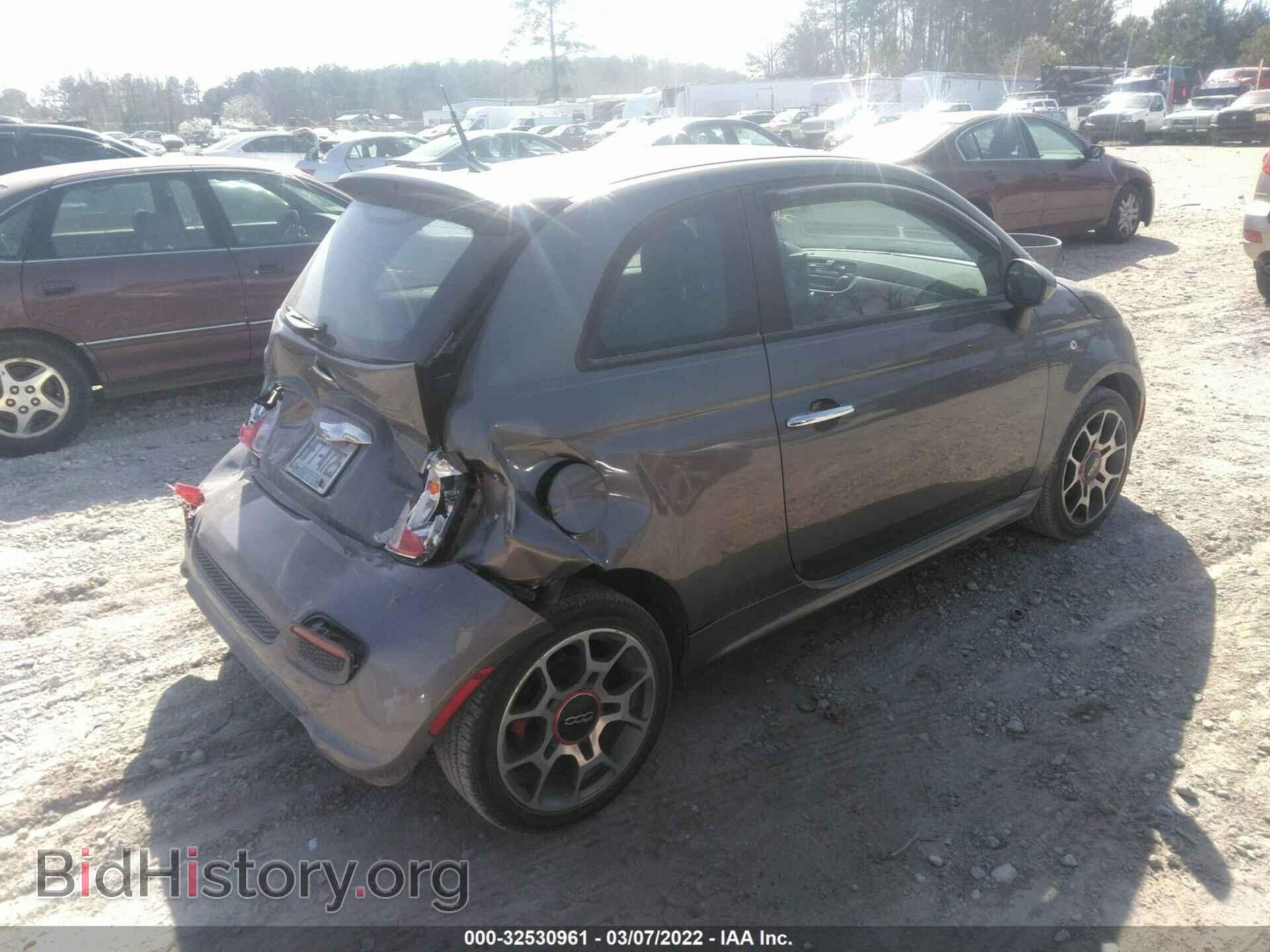 2012 FIAT 500 - VIN: 3C3CFFBR1CT115437 - Фото 4