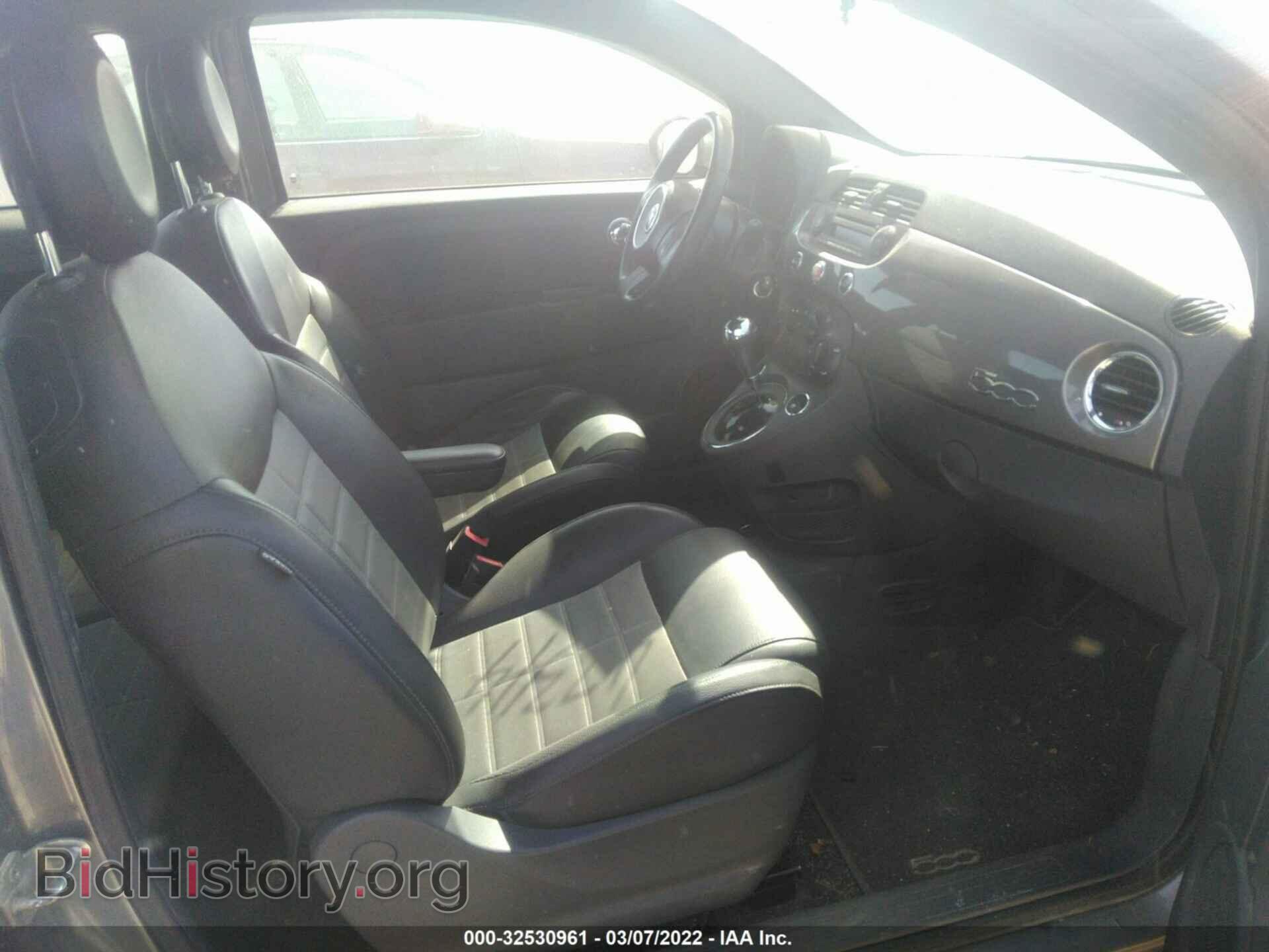 2012 FIAT 500 - VIN: 3C3CFFBR1CT115437 - Фото 5