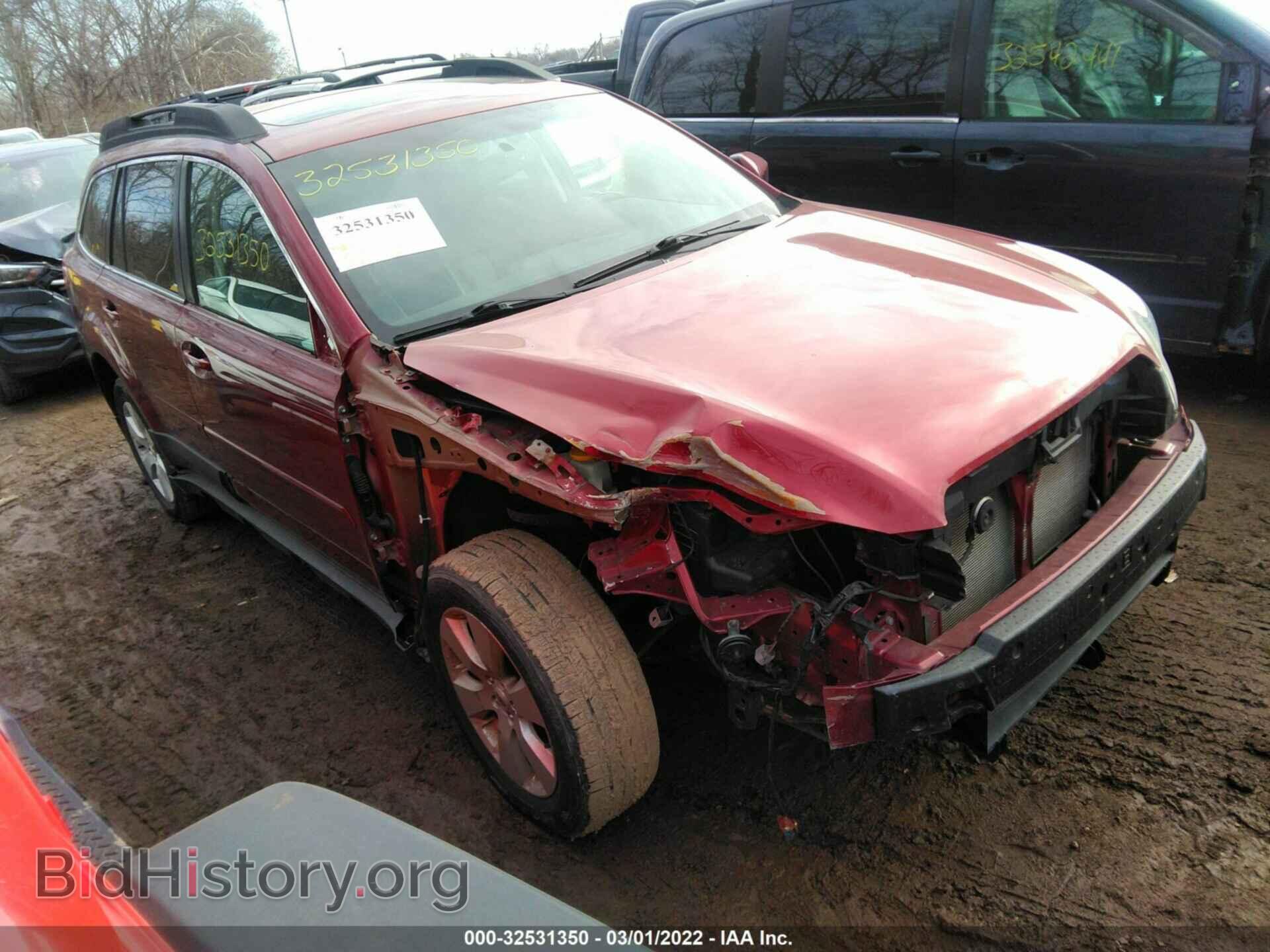 Фотография 4S4BRCLC8C3294753 - SUBARU OUTBACK 2012