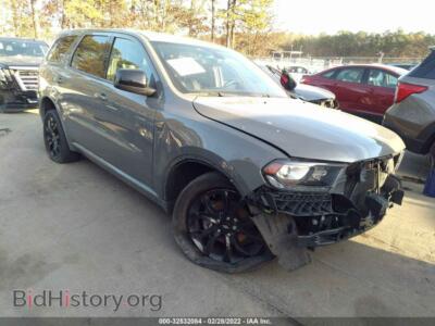 2019 Dodge DURANGO GT, серый — VIN 1C4RDJDG0KC755076, IAAI