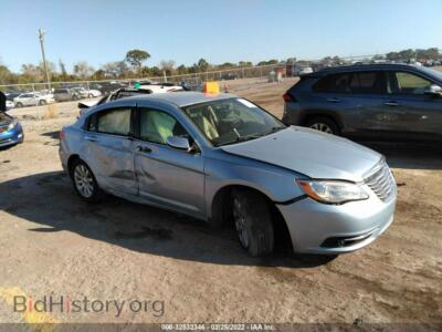 2013 Chrysler 200 Limited, голубой — VIN 1C3CCBCG4DN546340, IAAI