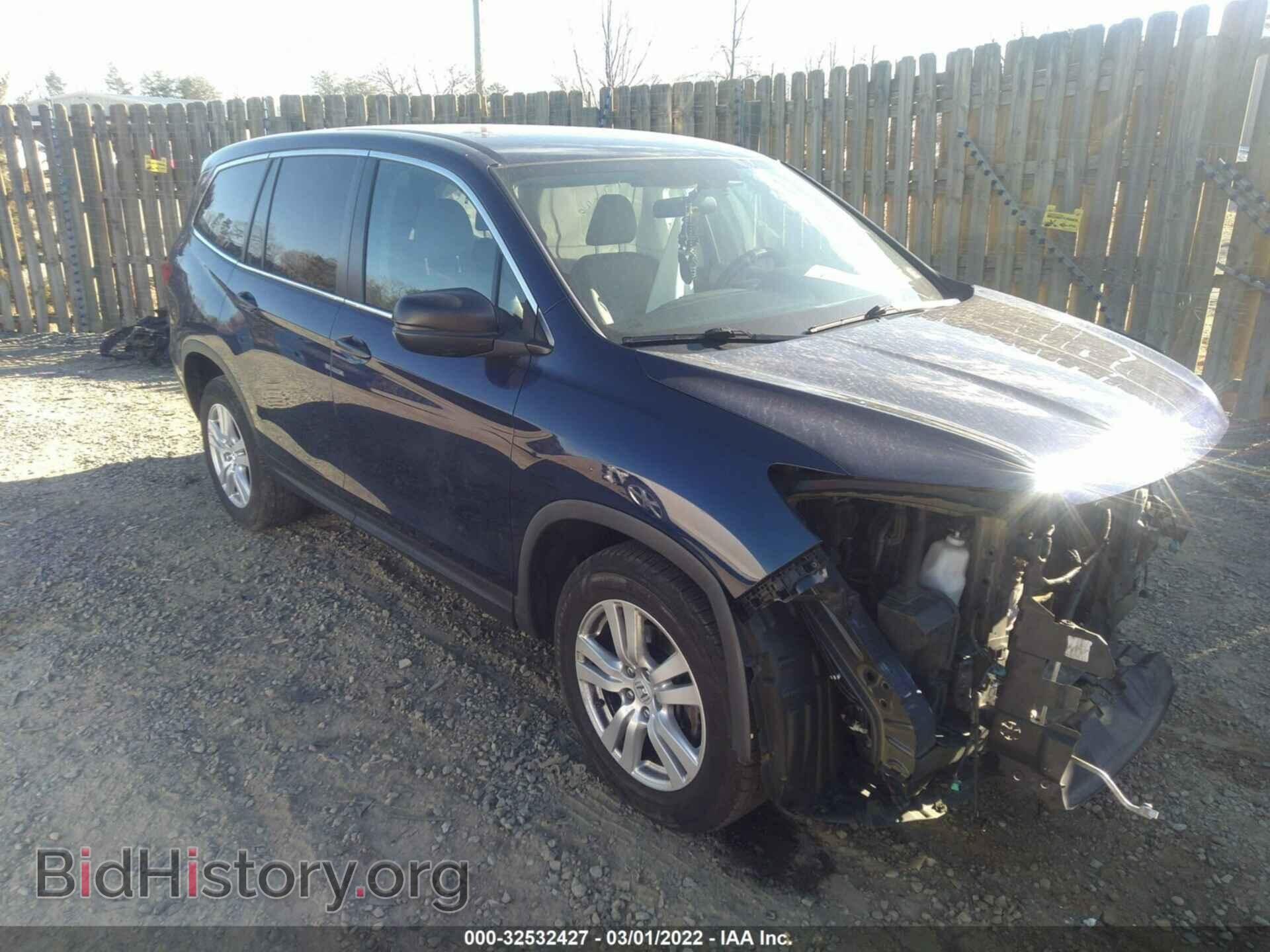 Фотография 5FNYF6H1XGB091212 - HONDA PILOT 2016