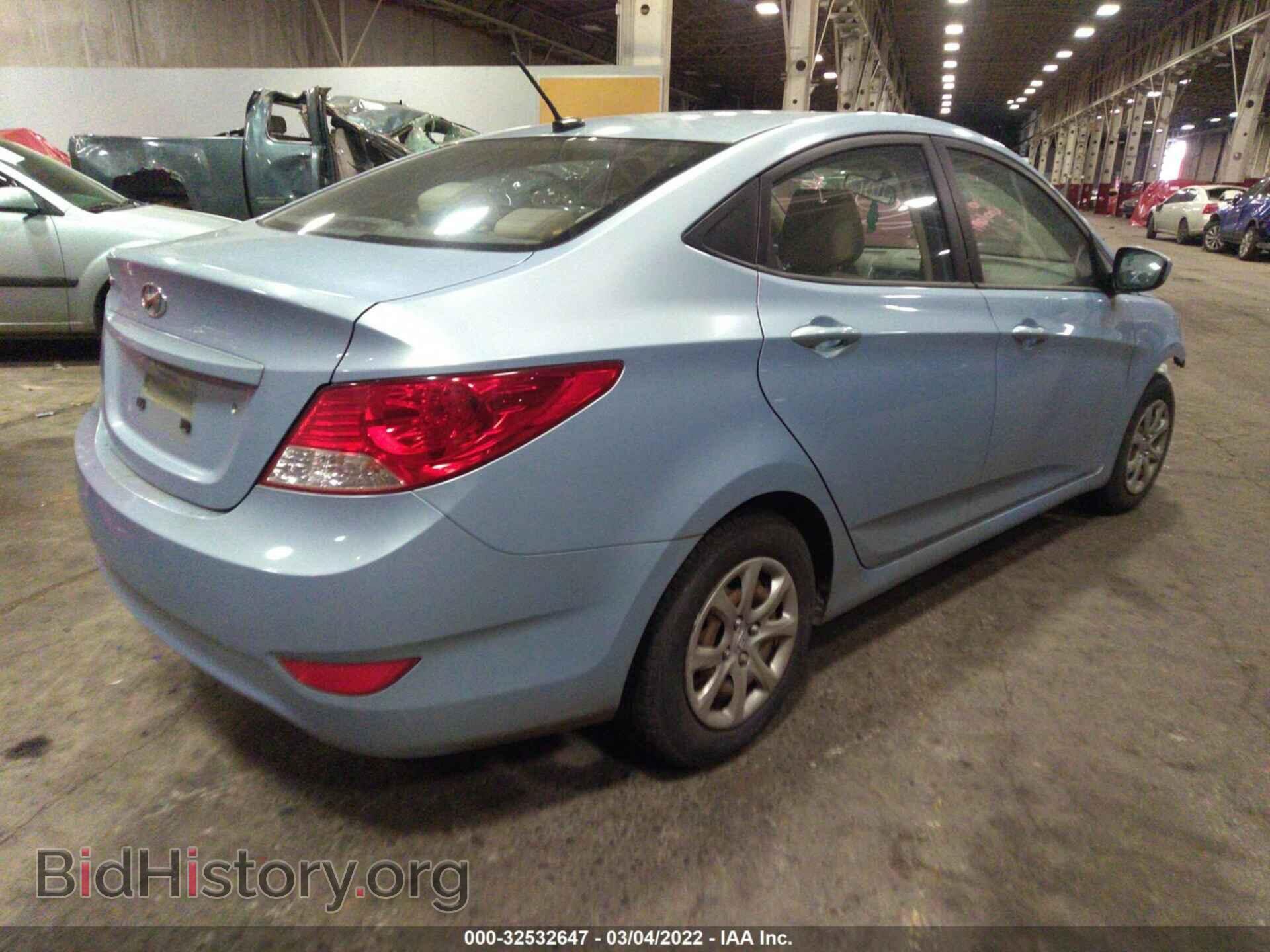 2012 HYUNDAI ACCENT - VIN: KMHCT4AE5CU200743 - Фото 4