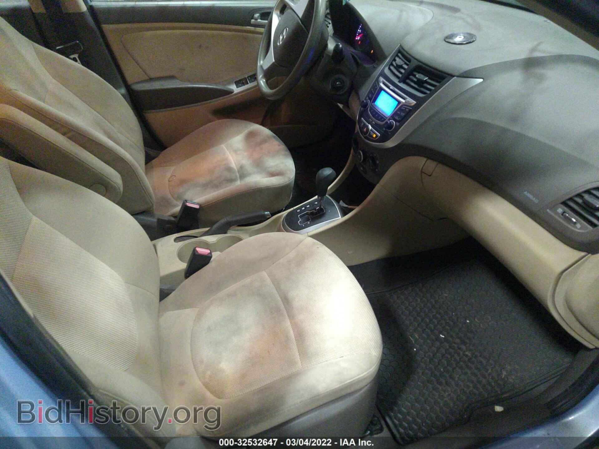 2012 HYUNDAI ACCENT - VIN: KMHCT4AE5CU200743 - Фото 5