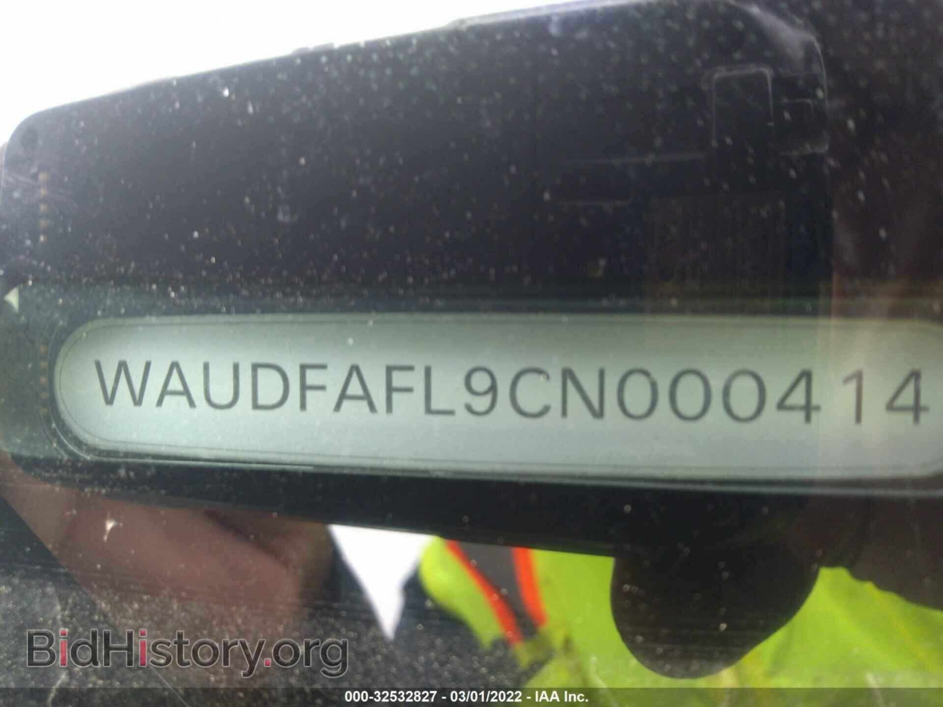 2012 AUDI A4 - VIN: WAUDFAFL9CN000414 - Фото 9