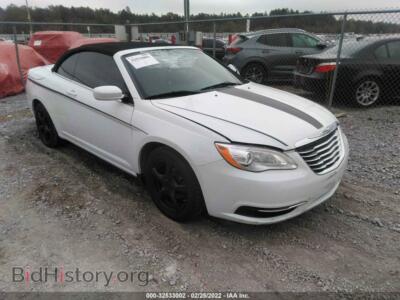 2013 Chrysler 200 Touring, белый — VIN 1C3BCBEB1DN511381, IAAI