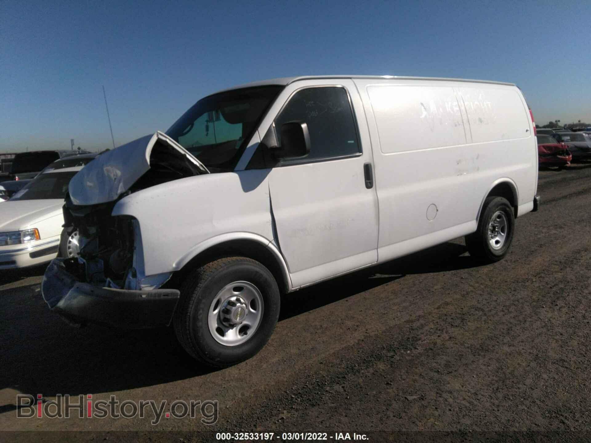 2013 CHEVROLET EXPRESS CARGO VAN - VIN: 1GCWGFCA2D1136577 - Фото 2