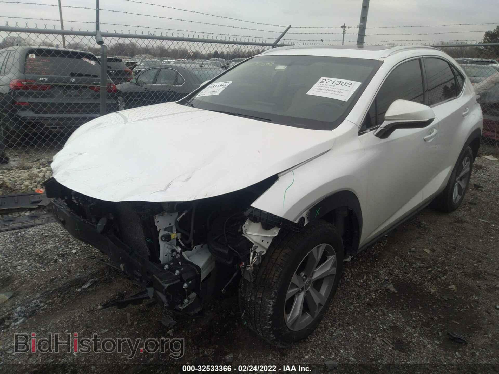 2017 LEXUS NX - VIN: JTJBARBZ4H2105529 - Фото 2
