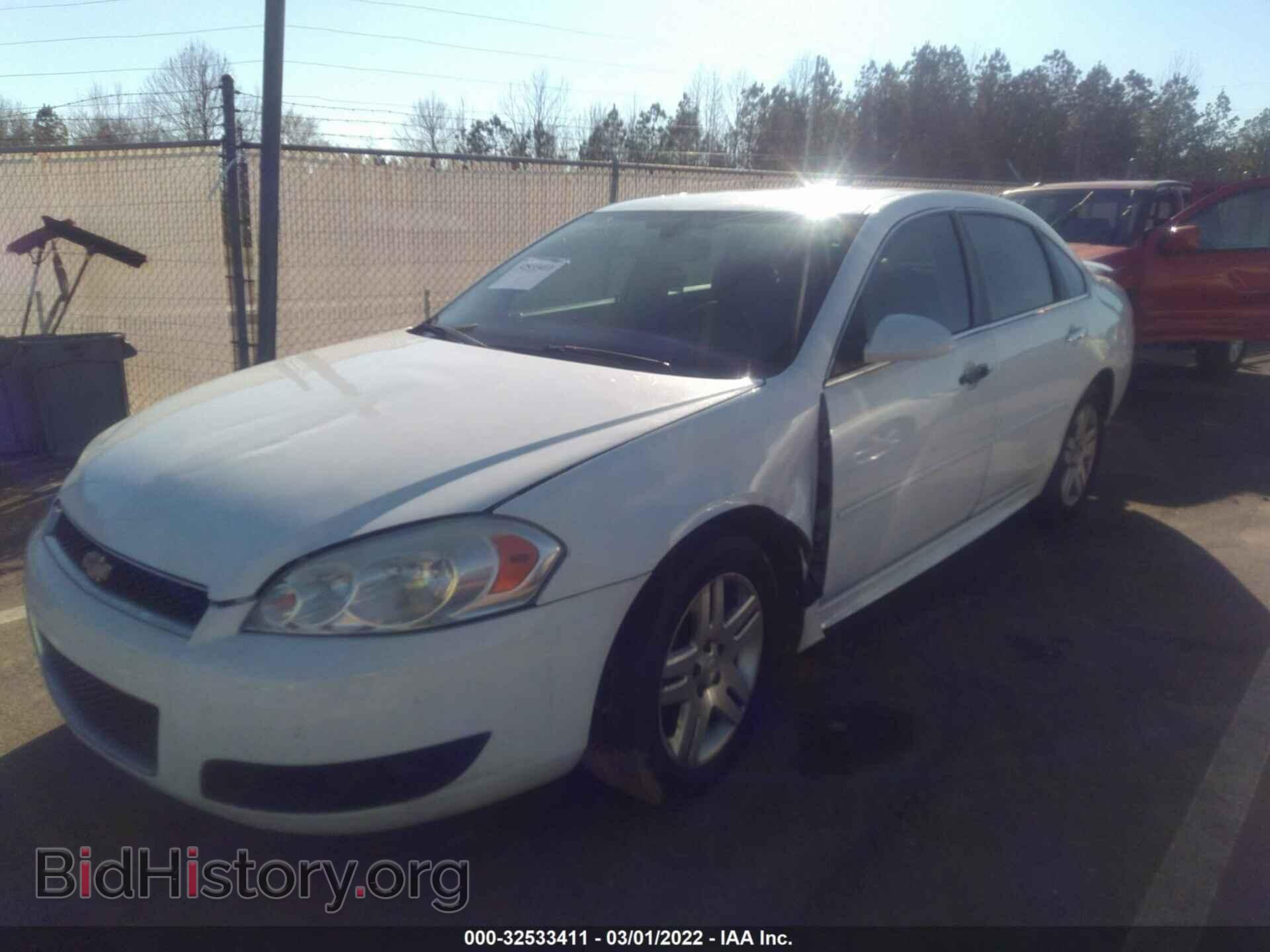 2012 CHEVROLET IMPALA - VIN: 2G1WC5E31C1334489 - Фото 2