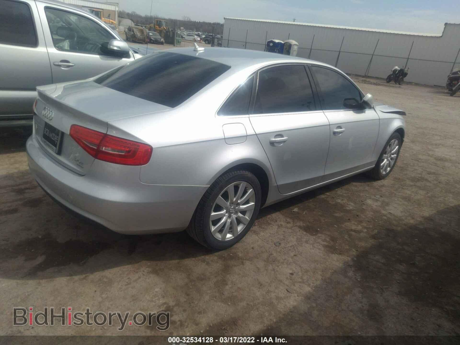 2013 AUDI A4 - VIN: WAUBFAFL6DA162775 - Фото 4