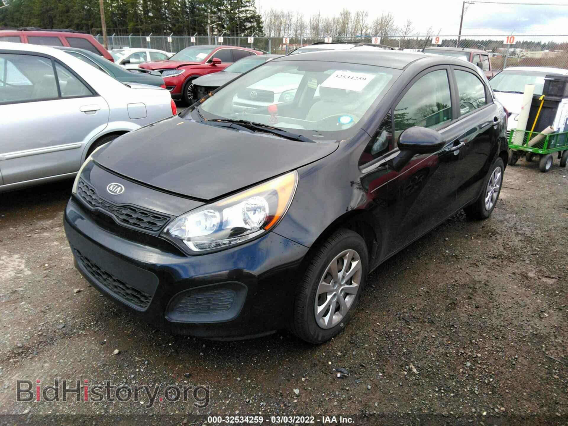 2013 KIA RIO - VIN: KNADM5A35D6104897 - Фото 2