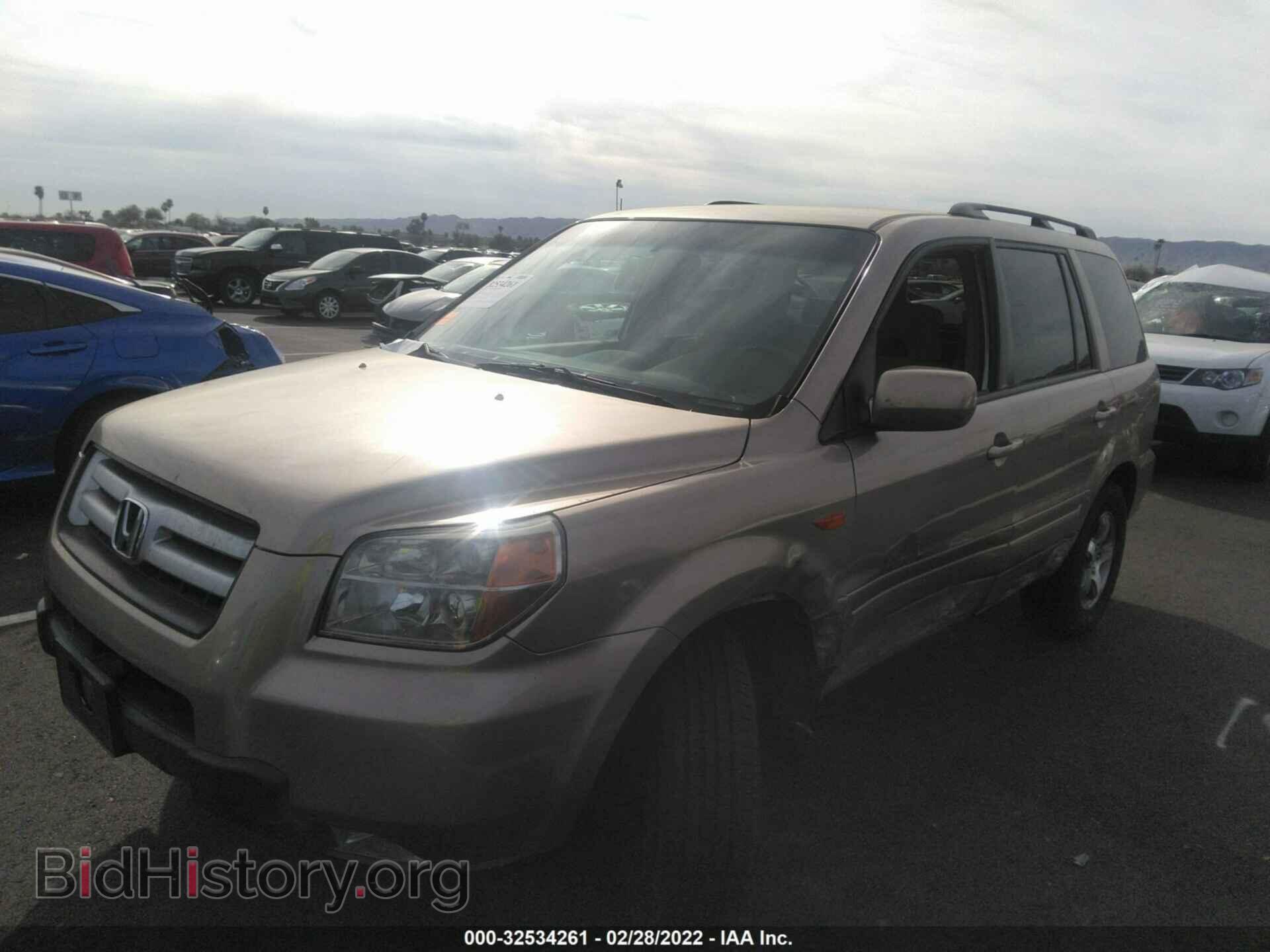 2007 HONDA PILOT - VIN: 2HKYF18437H539420 - Фото 2
