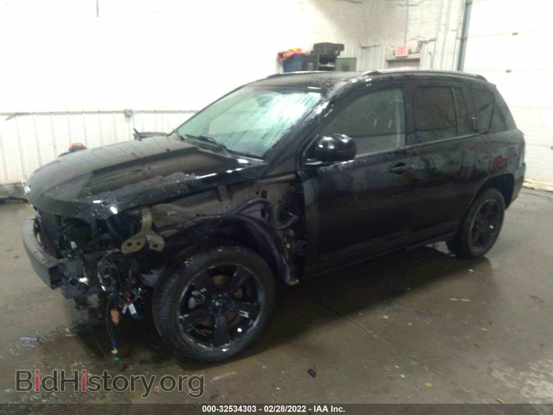2013 JEEP COMPASS - VIN: 1C4NJDEB6DD280302 - Фото 2