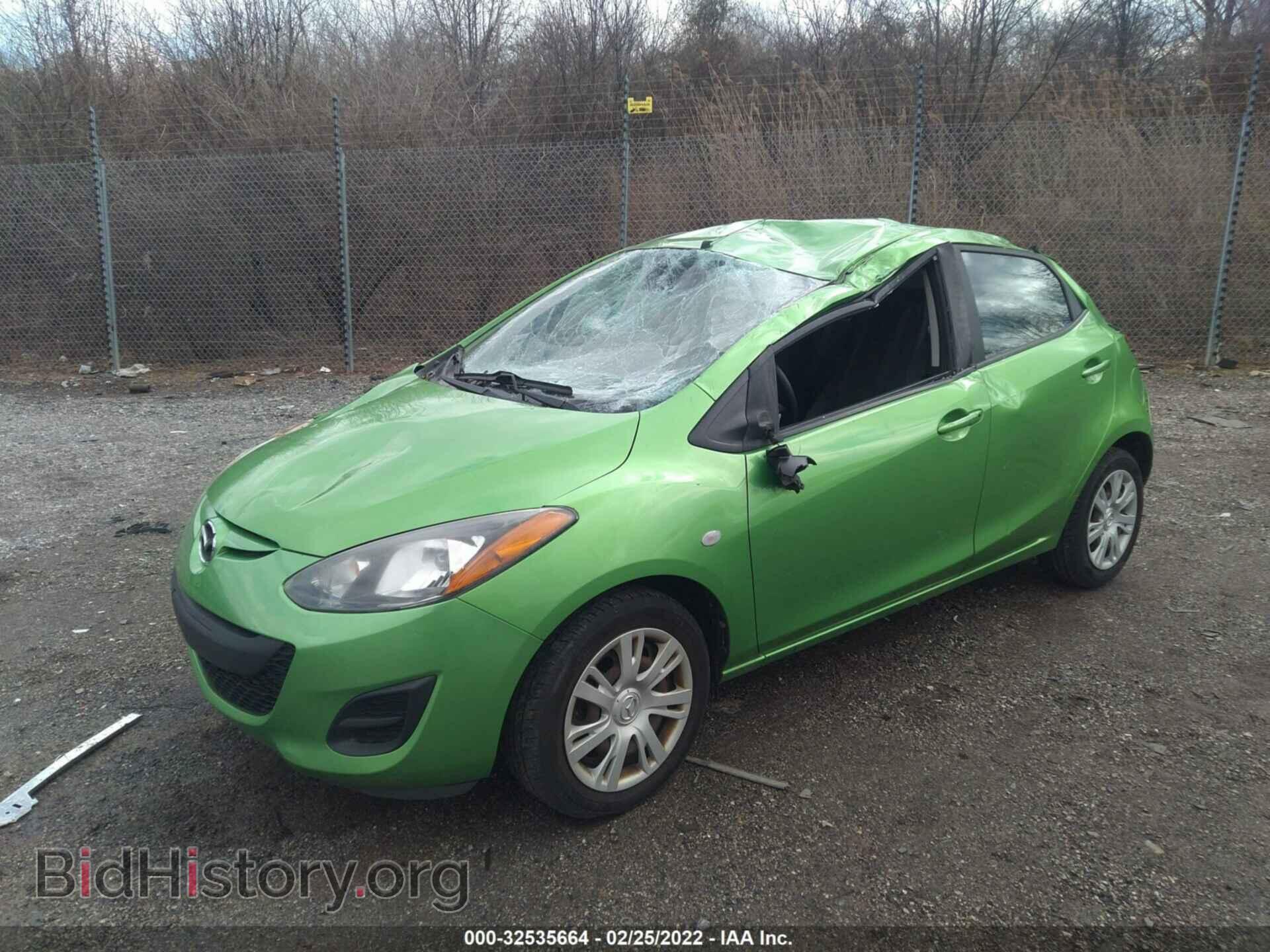 2013 MAZDA MAZDA2 - VIN: JM1DE1KZ4D0157394 - Фото 2
