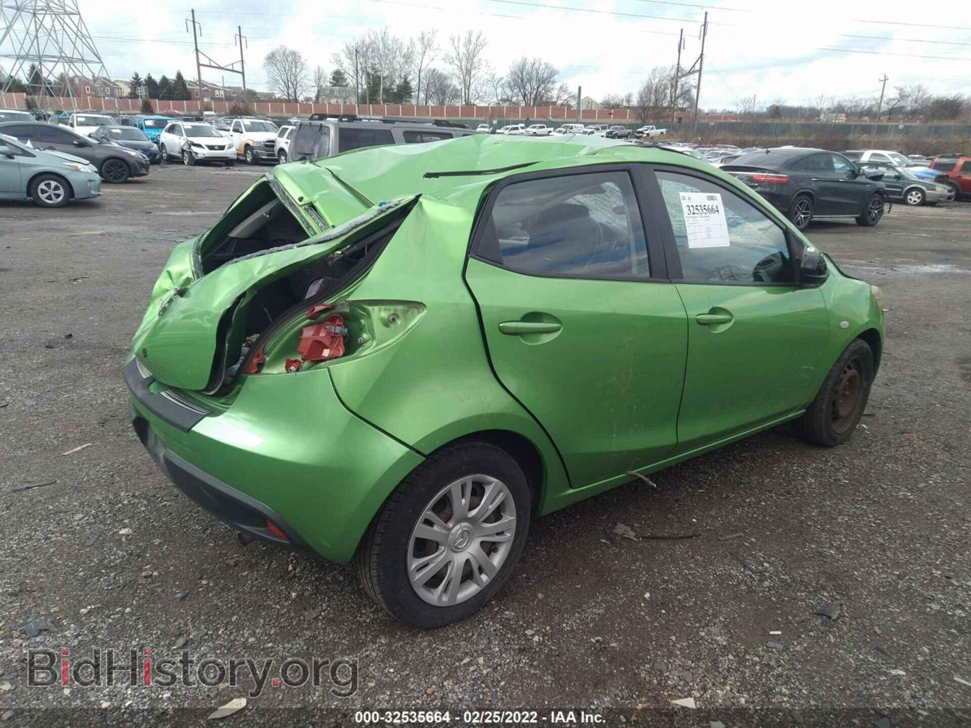 2013 MAZDA MAZDA2 - VIN: JM1DE1KZ4D0157394 - Фото 4