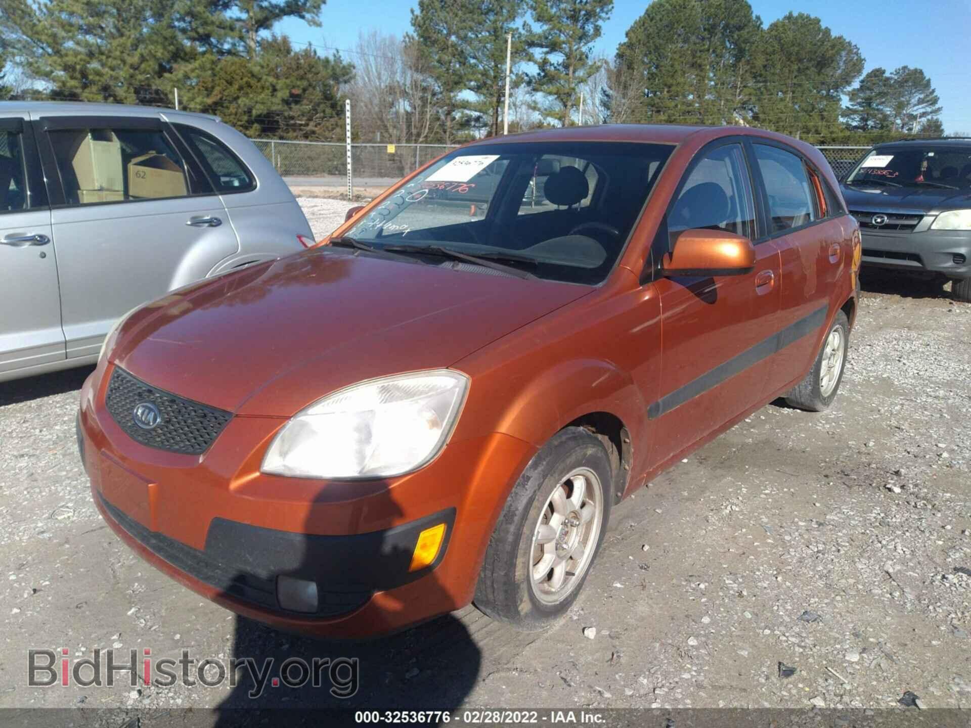 2007 KIA RIO5 - VIN: KNADE163376222398 - Фото 2