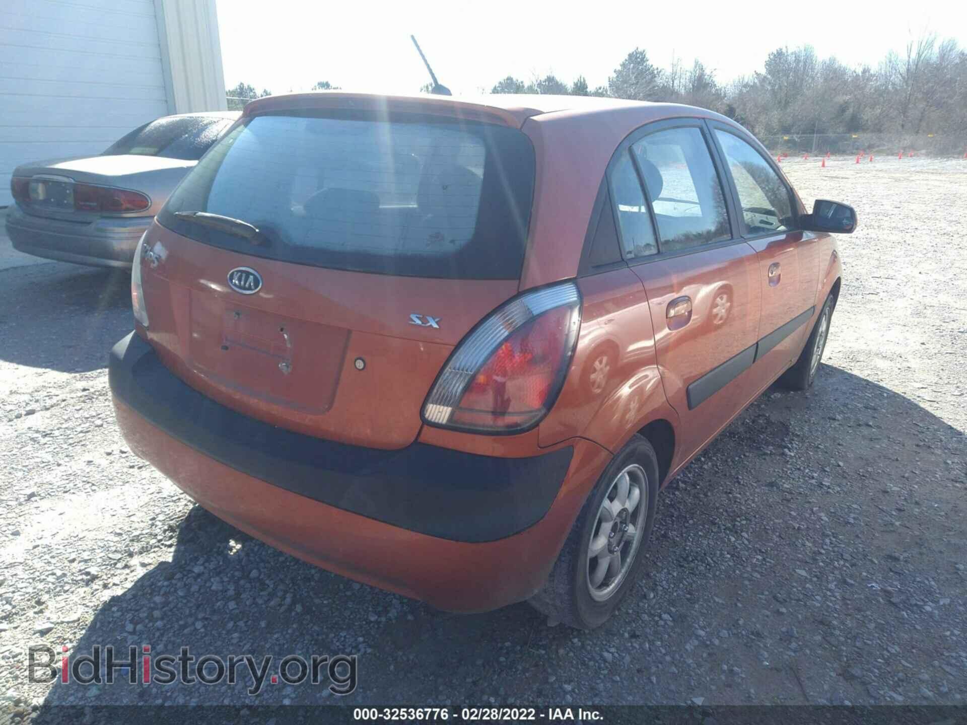 2007 KIA RIO5 - VIN: KNADE163376222398 - Фото 4