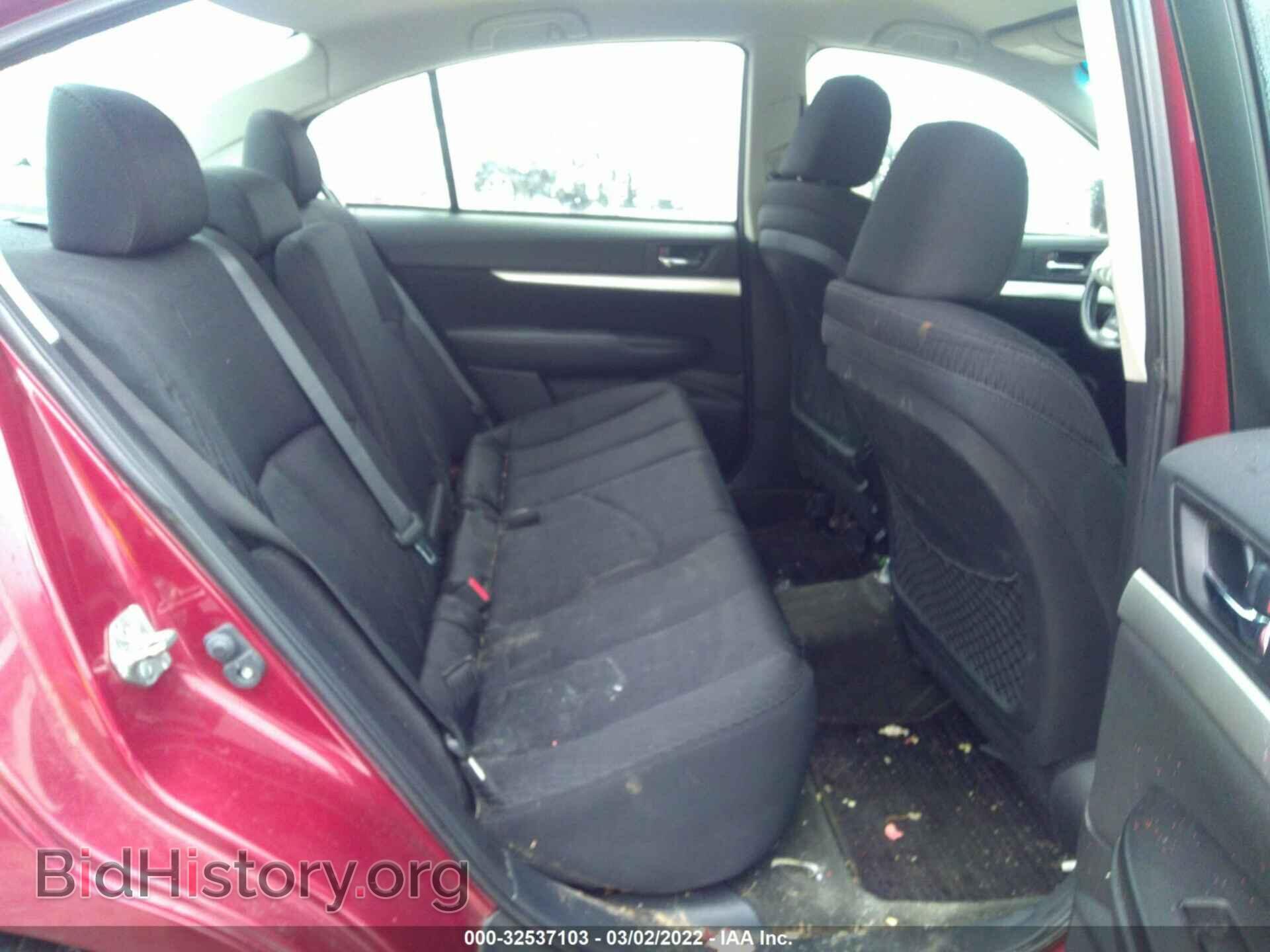 2012 SUBARU LEGACY - VIN: 4S3BMBB60C3034744 - Фото 8