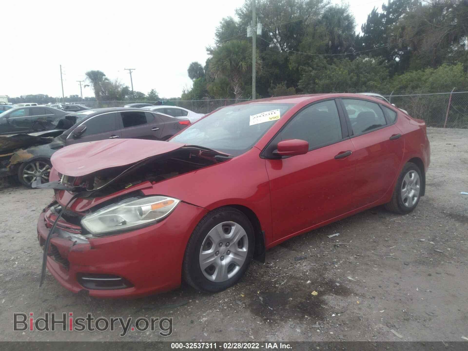2013 DODGE DART - VIN: 1C3CDFAA1DD287590 - Фото 2
