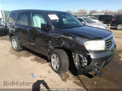 2014 Honda PILOT LX, gray — VIN 5FNYF3H2XEB023058, IAAI