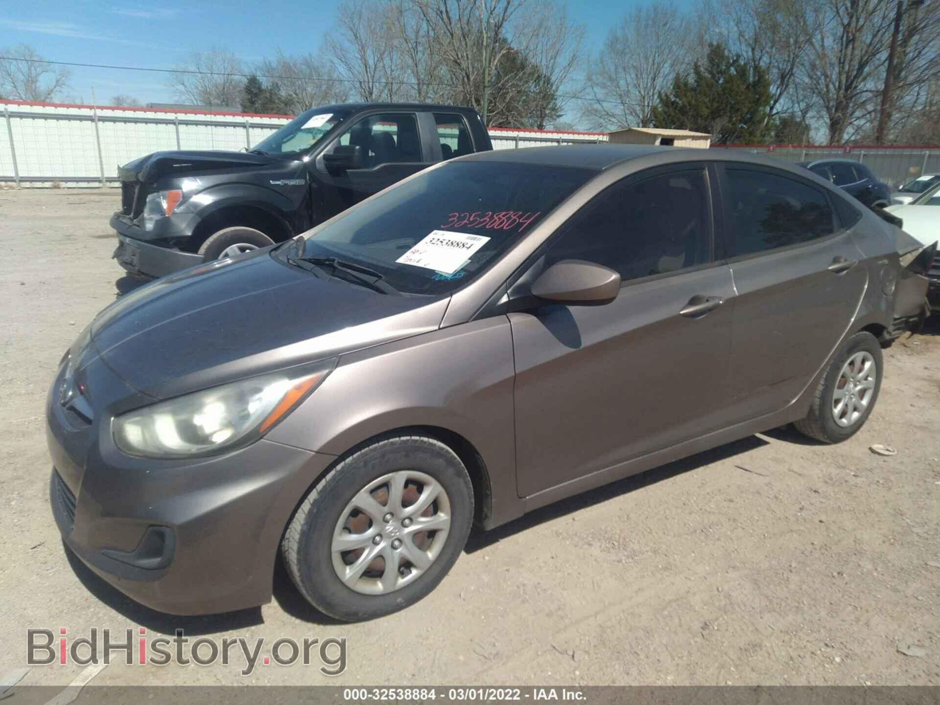 2014 HYUNDAI ACCENT - VIN: KMHCT4AE6EU652431 - Фото 2