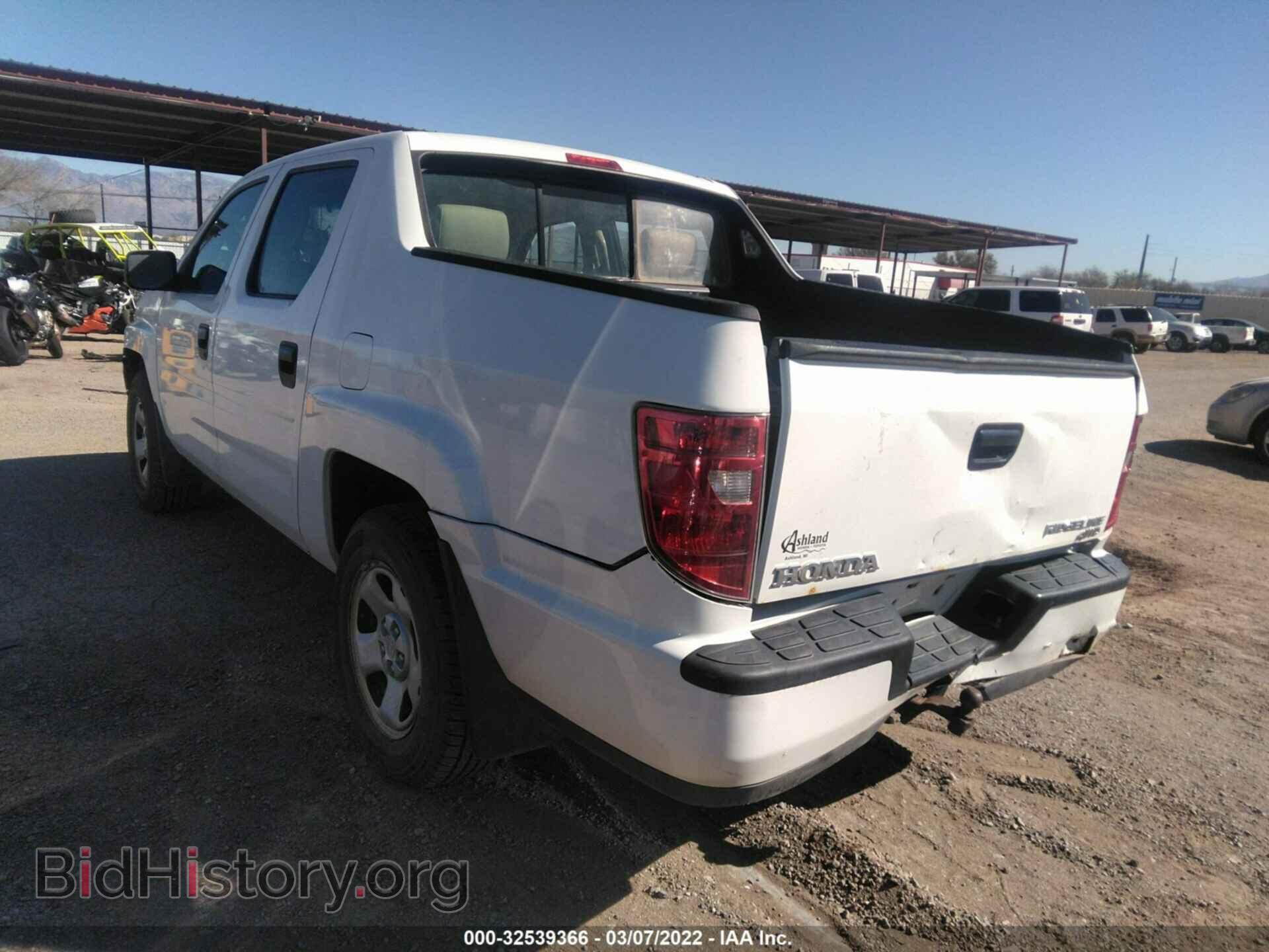 2010 HONDA RIDGELINE - VIN: 5FPYK1F26AB001286 - Фото 3