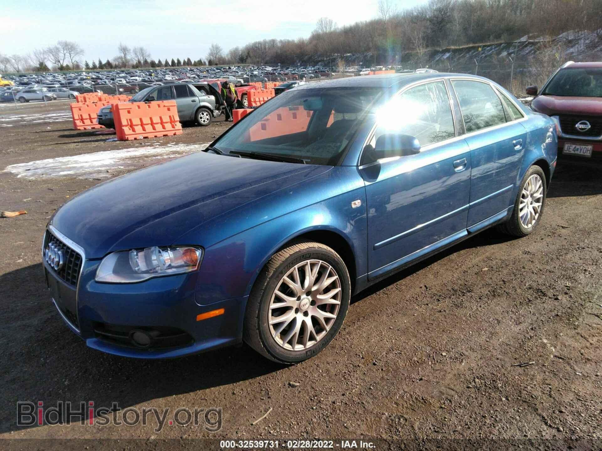 2008 AUDI A4 - VIN: WAUDF78E38A130639 - Фото 2