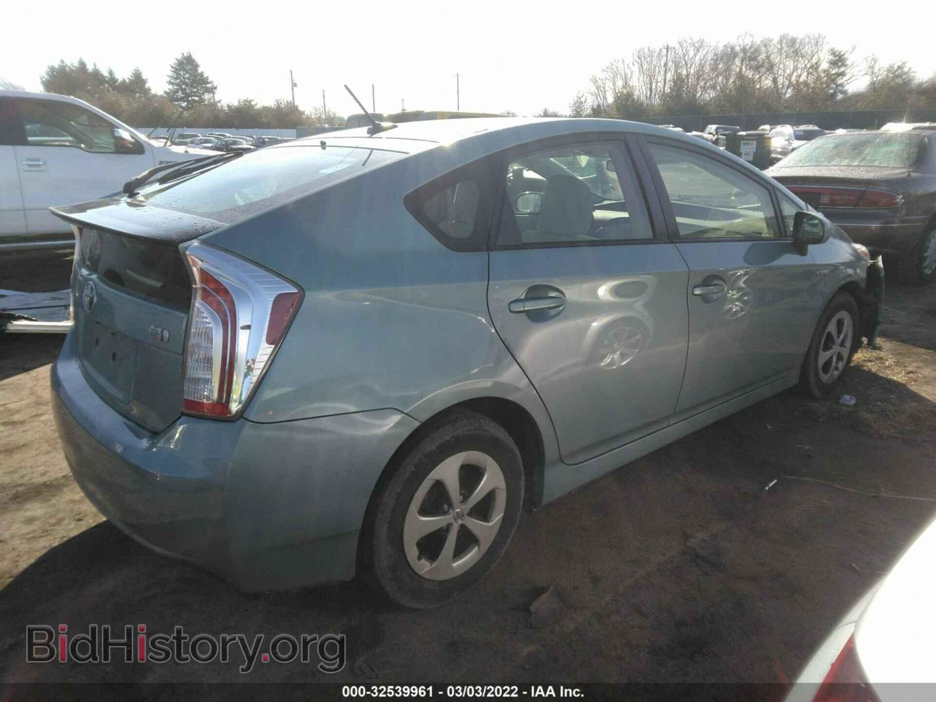 2014 TOYOTA PRIUS - VIN: JTDKN3DU2E1790928 - Фото 4