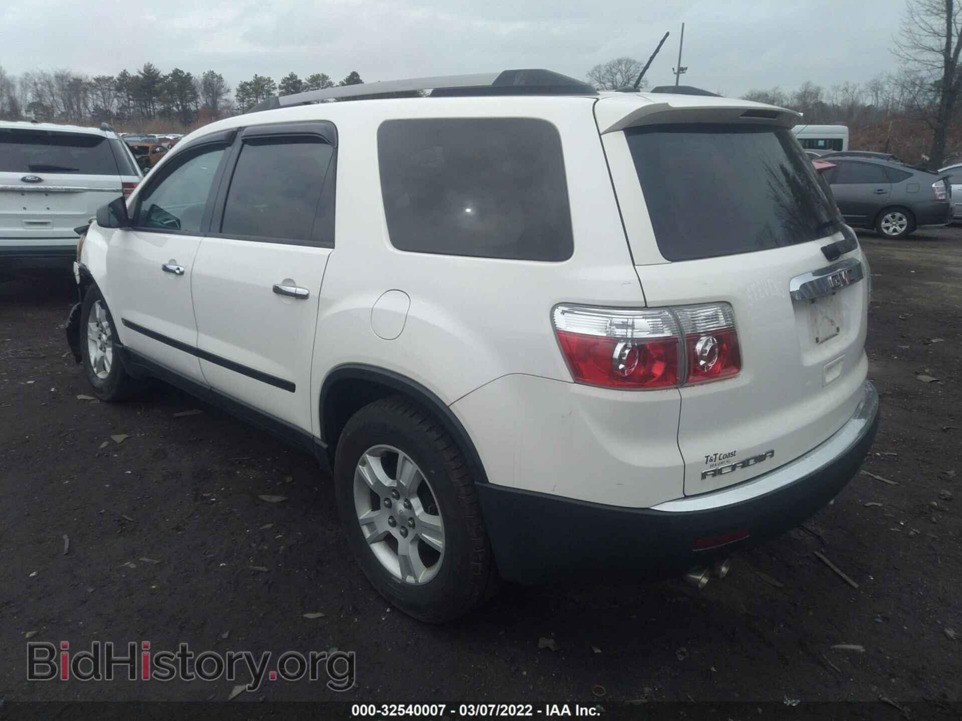2010 GMC ACADIA - VIN: 1GKLRKED3AJ183260 - Фото 3
