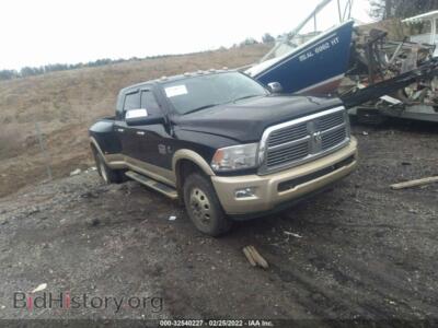 2012 RAM 3500 Laramie Longhorn, черный — VIN 3C63DRNL3CG143721, IAAI