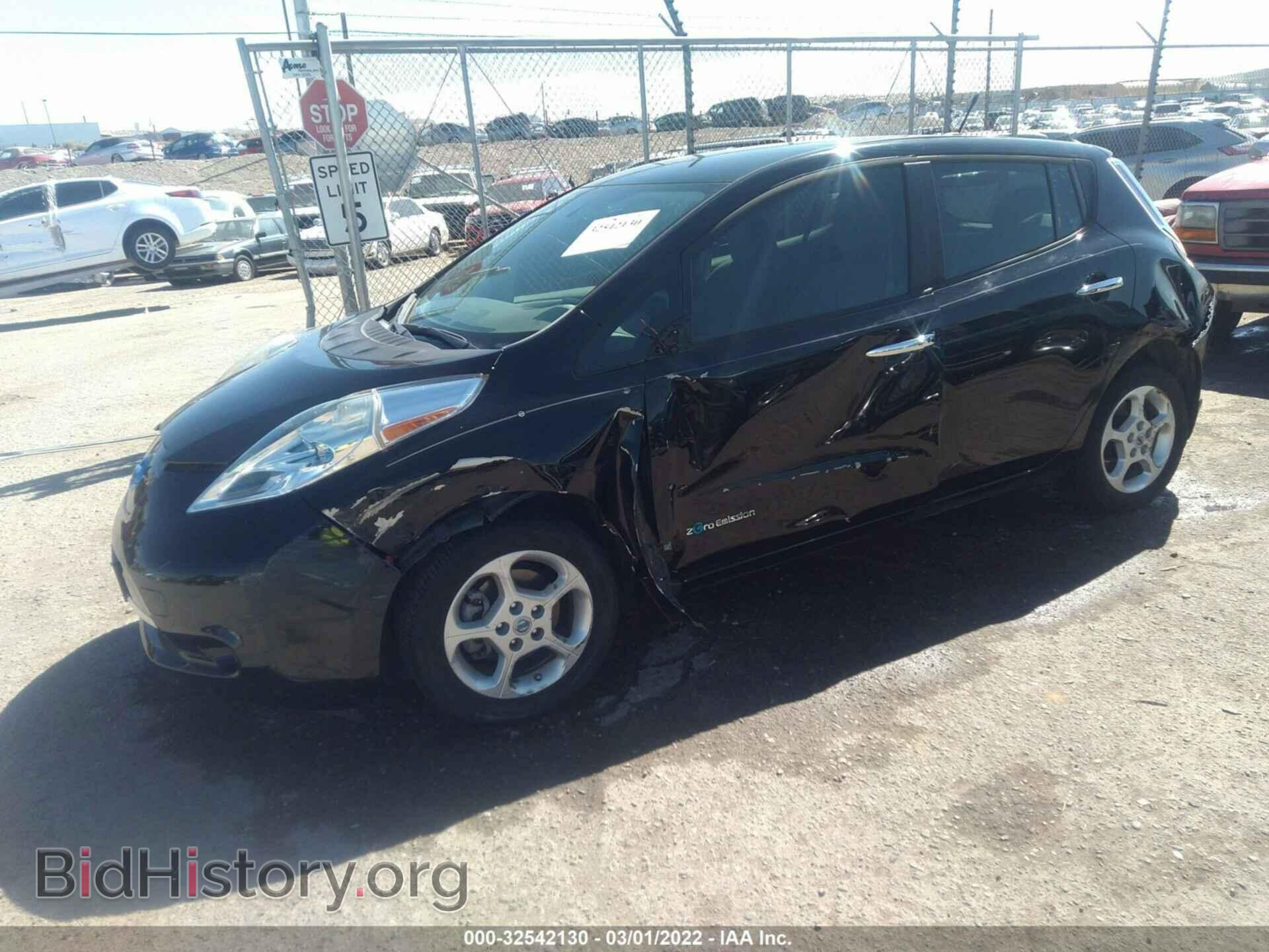 2013 NISSAN LEAF - VIN: 1N4AZ0CP3DC408991 - Фото 2