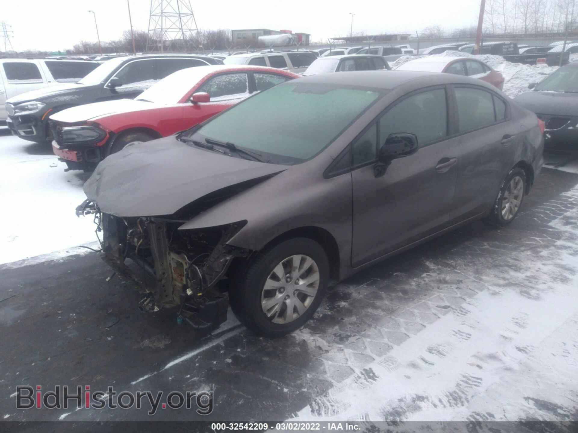 2012 HONDA CIVIC SDN - VIN: 19XFB2F51CE095165 - Фото 2