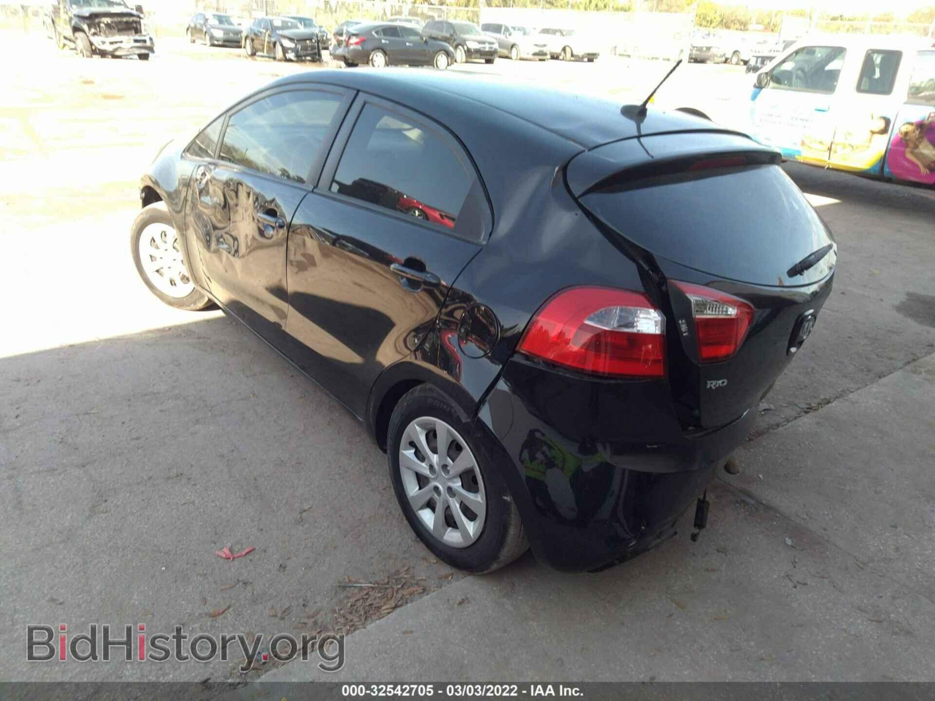 2012 KIA RIO - VIN: KNADM5A35C6016964 - Фото 3