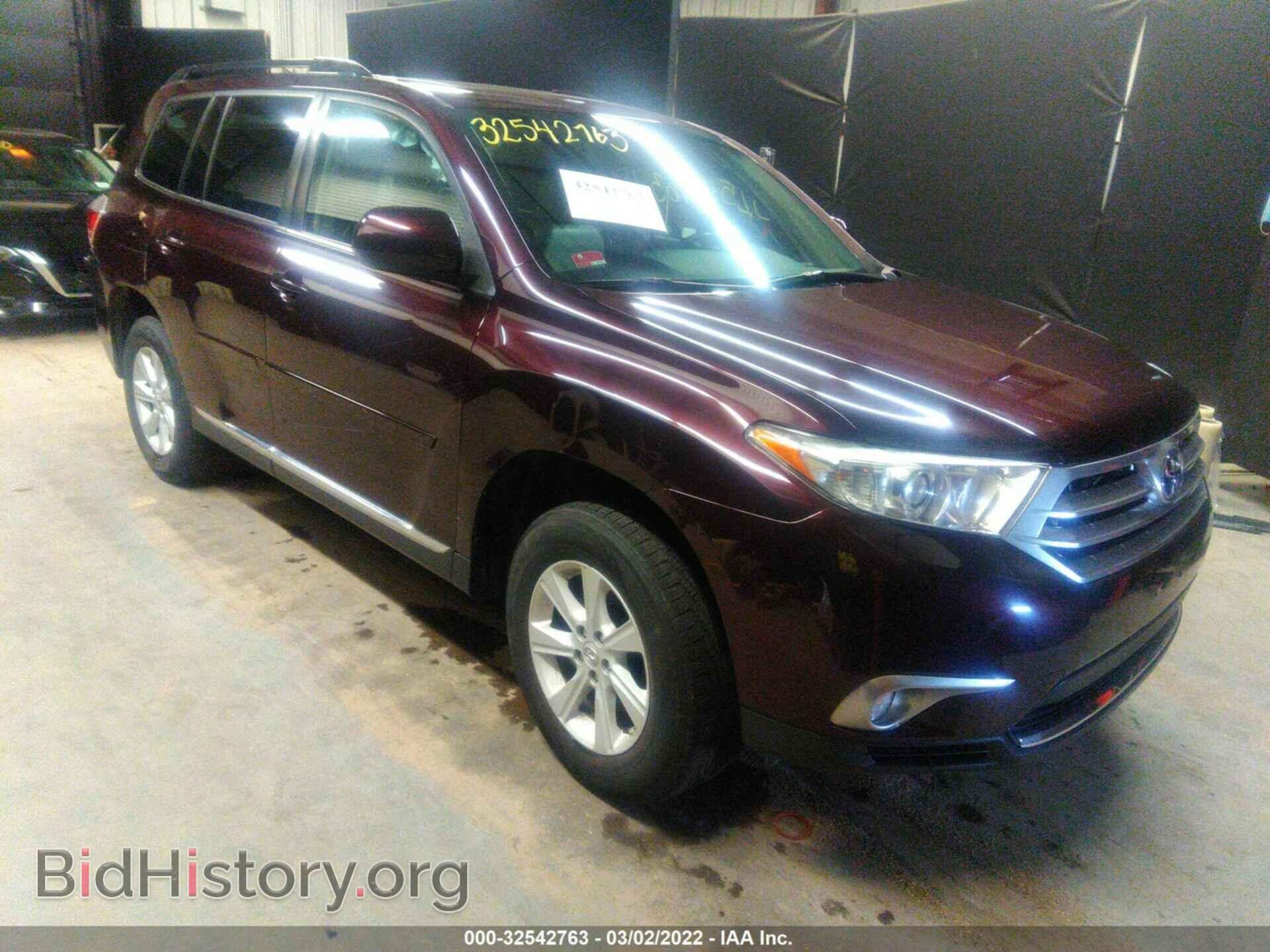 Photo 5TDBK3EH6CS147492 - TOYOTA HIGHLANDER 2012