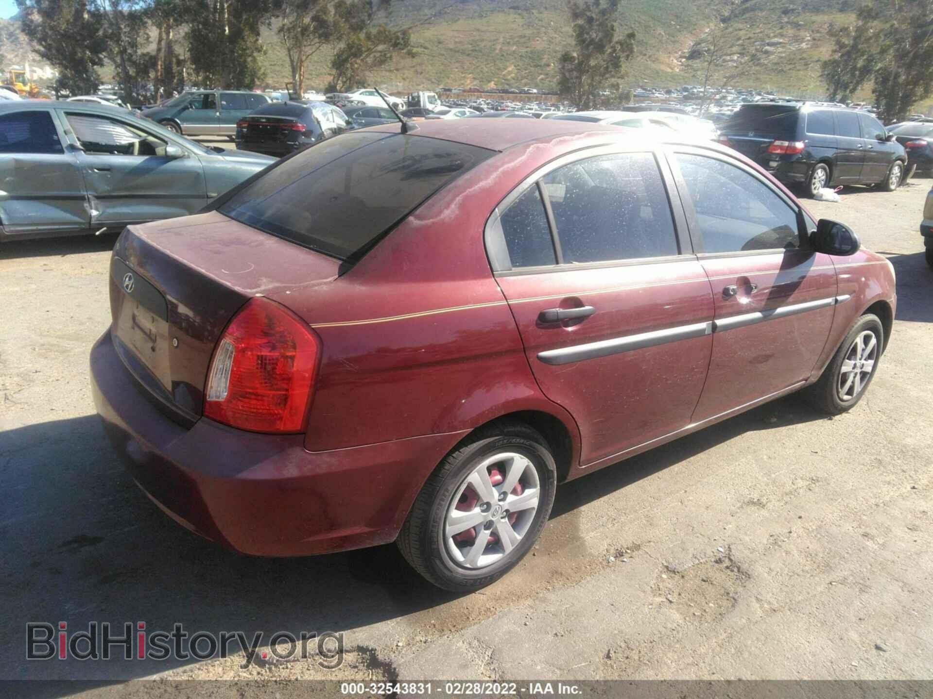 2009 HYUNDAI ACCENT - VIN: KMHCM46C19U306460 - Фото 4
