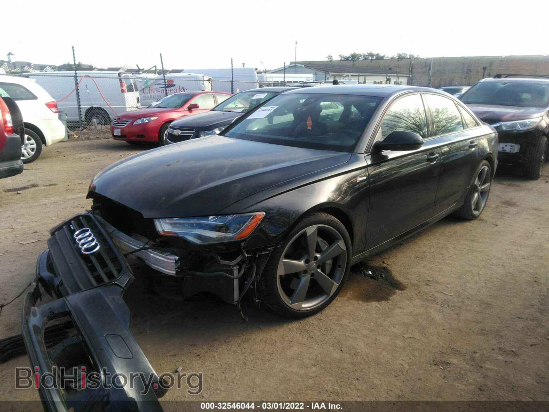 2014 AUDI A6 - VIN: WAUHGAFC4EN043043 - Фото 2