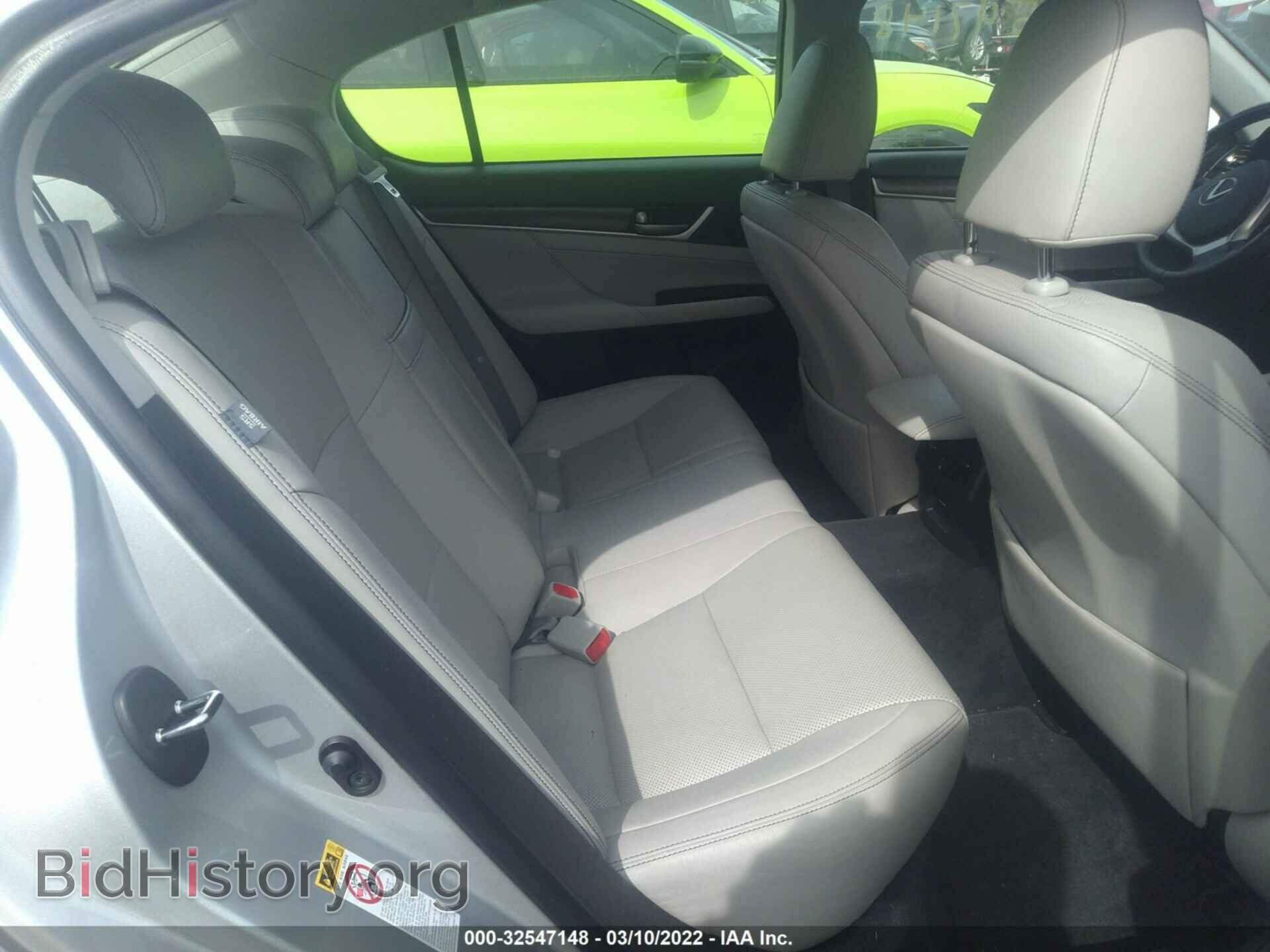 2013 LEXUS GS 350 - VIN: JTHCE1BL2D5014162 - Photo 8