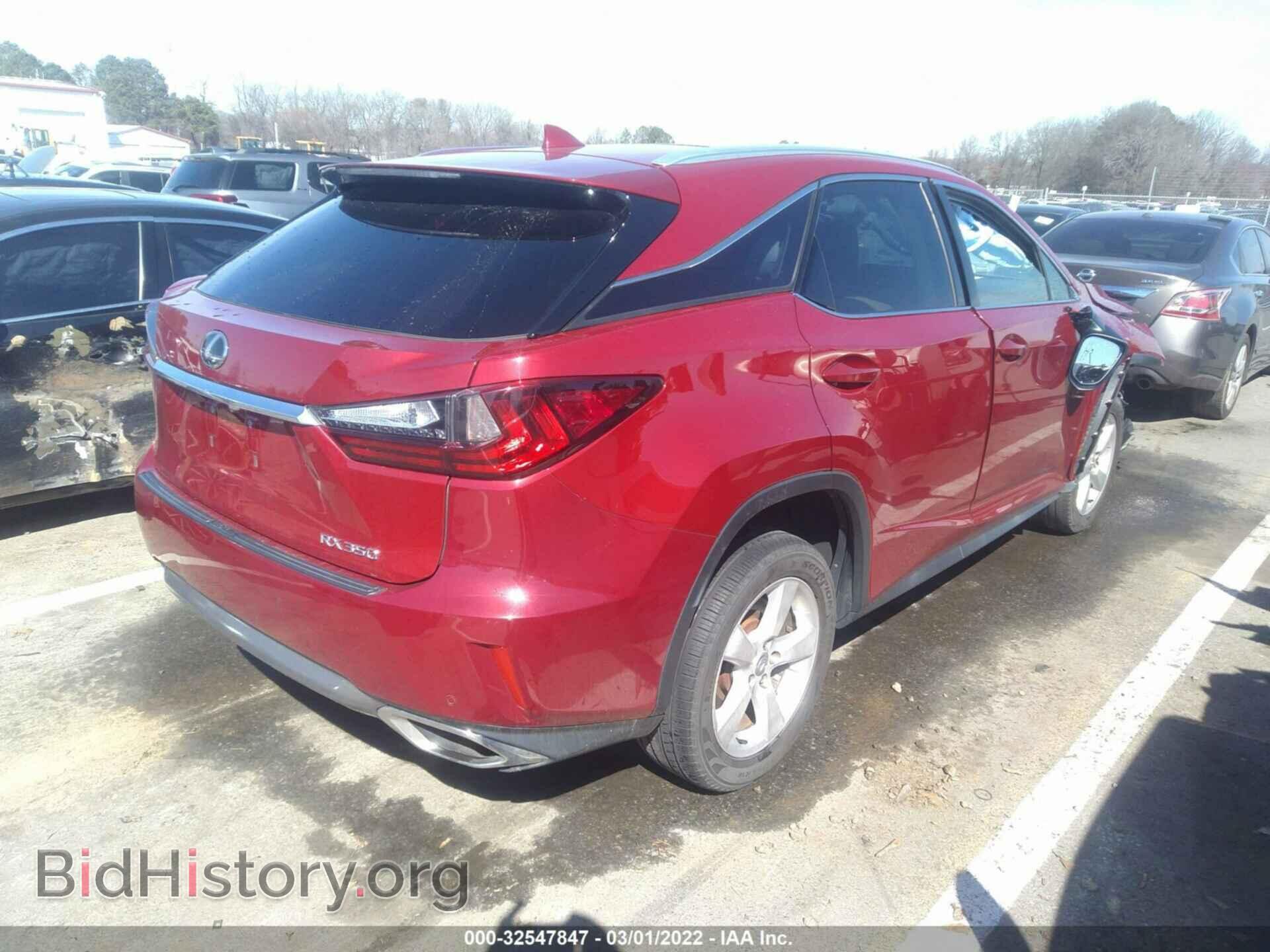 2016 LEXUS RX 350 - VIN: 2T2BZMCA4GC033721 - Фото 4