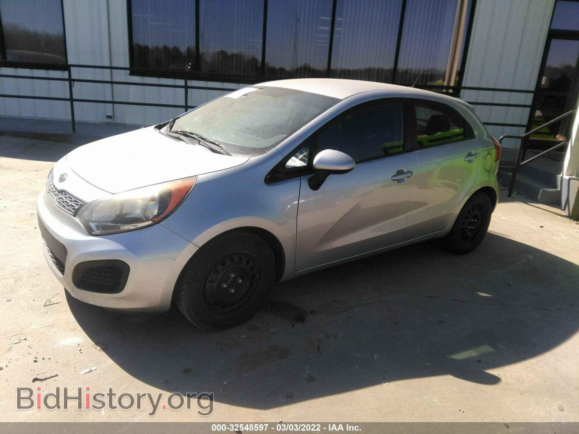 2012 KIA RIO - VIN: KNADM5A35C6079143 - Фото 2