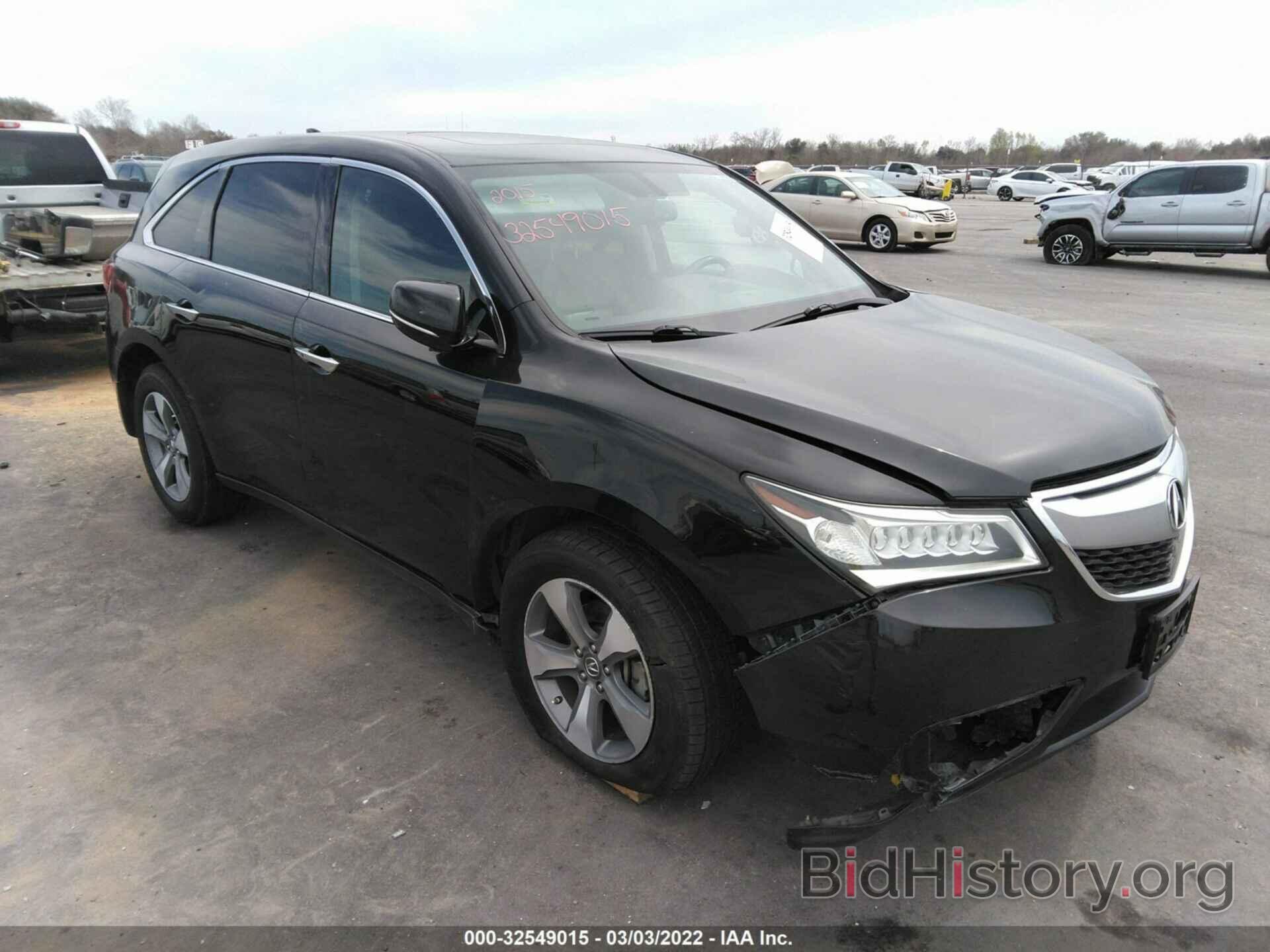 Фотография 5FRYD3H24FB004687 - ACURA MDX 2015