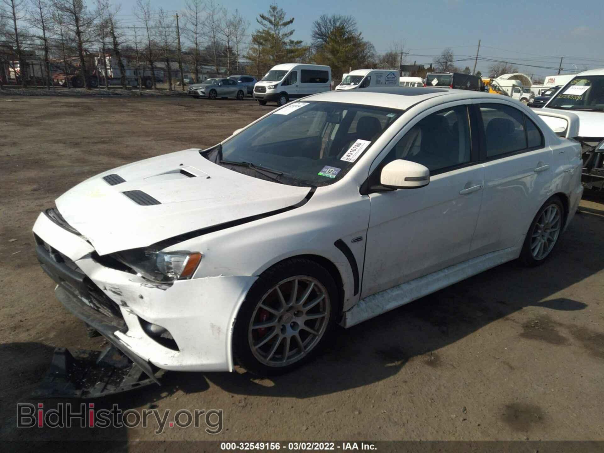 2015 MITSUBISHI LANCER EVOLUTION - VIN: JA32W8FVXFU007806 - Фото 2