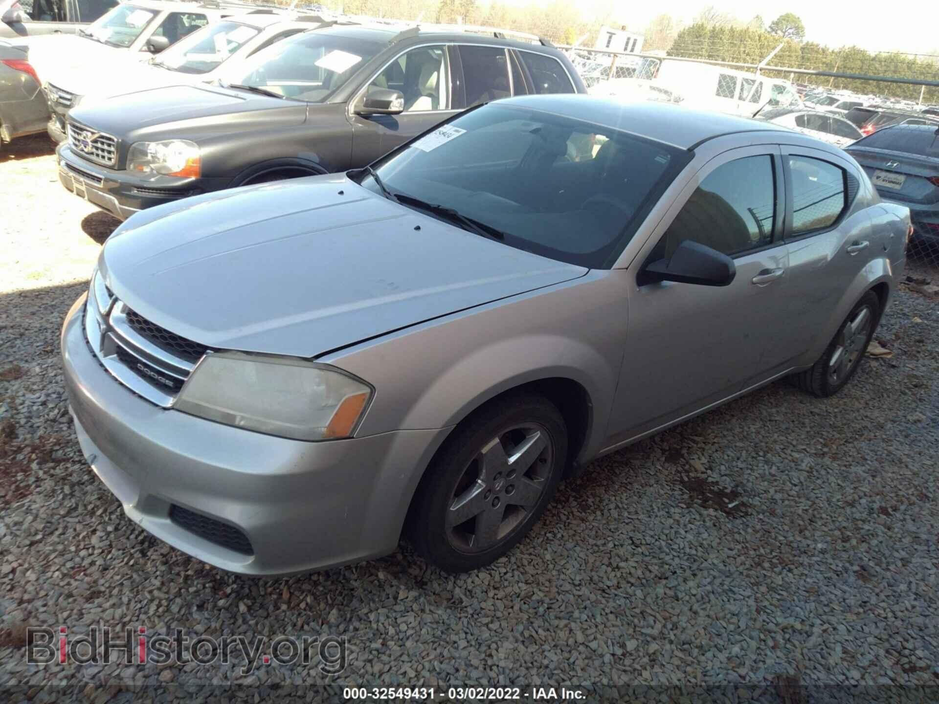 2012 DODGE AVENGER - VIN: 1C3CDZAB8CN110084 - Фото 2