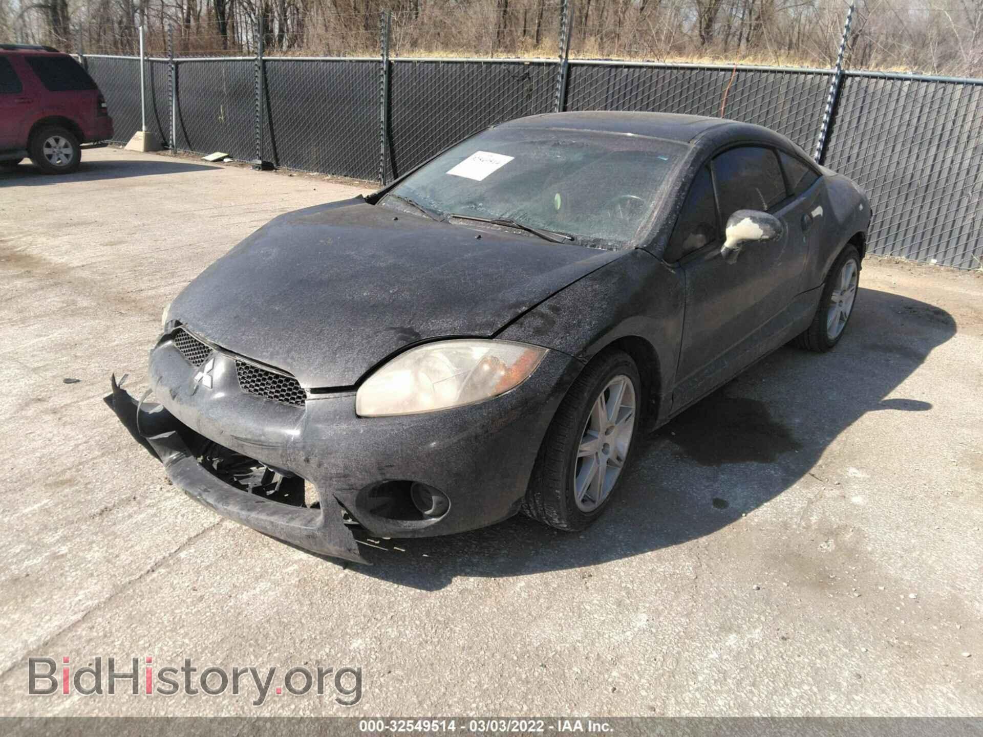 2007 MITSUBISHI ECLIPSE - VIN: 4A3AK64F57E073259 - Фото 2