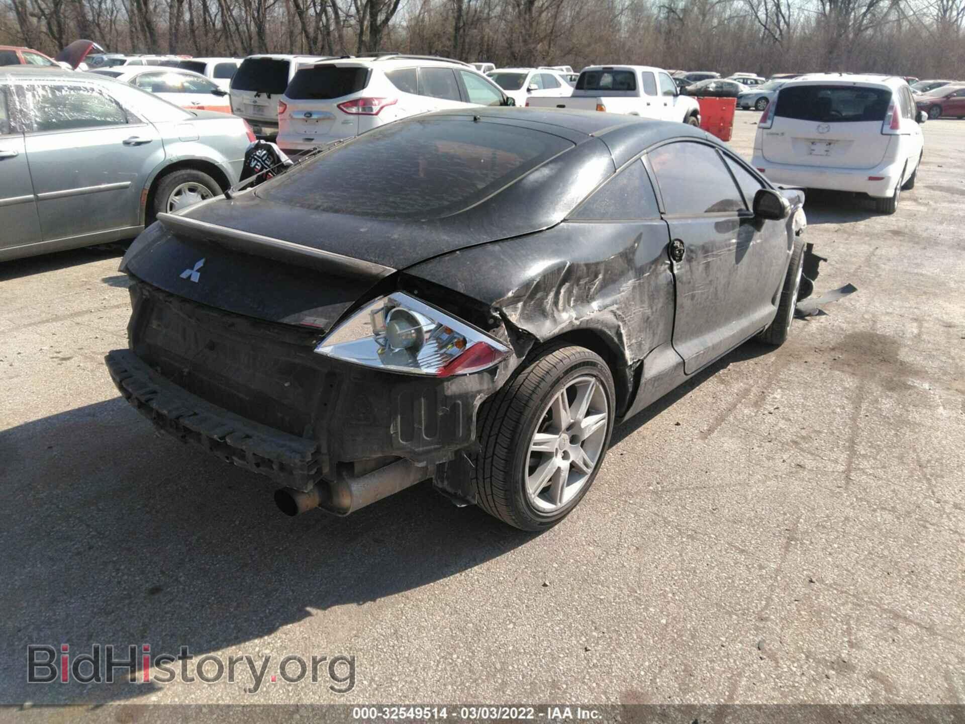 2007 MITSUBISHI ECLIPSE - VIN: 4A3AK64F57E073259 - Фото 4